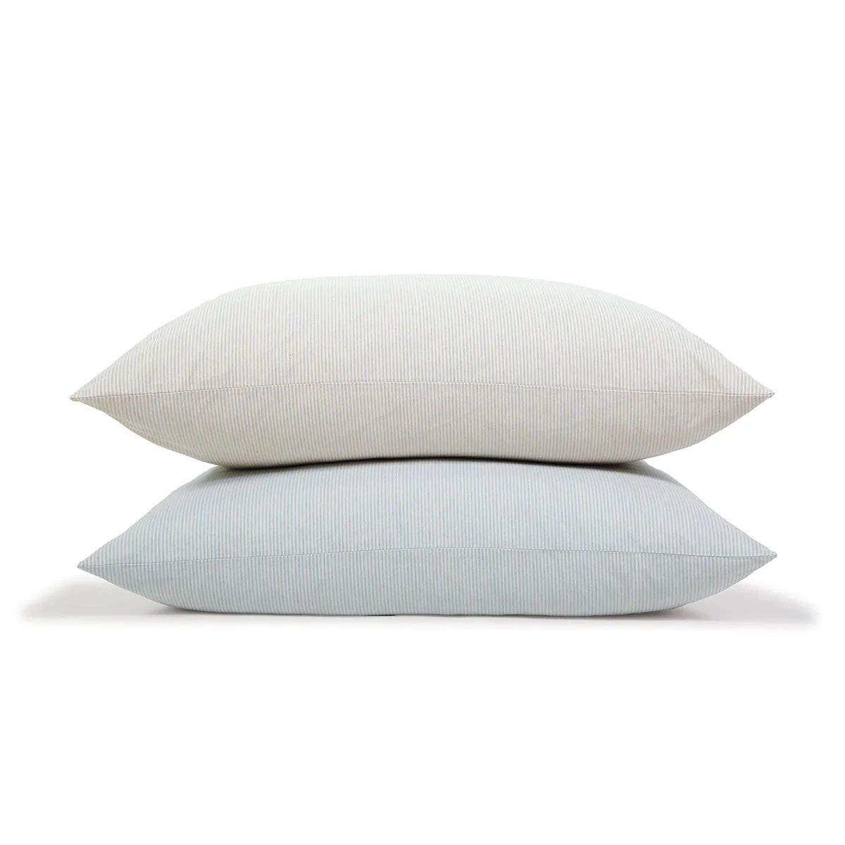 Pom Pom at Home Luke Light Blue Striped Duvet Cover and Pillow Shams ~ Available in Twin, Queen and King Sizes - Image 5