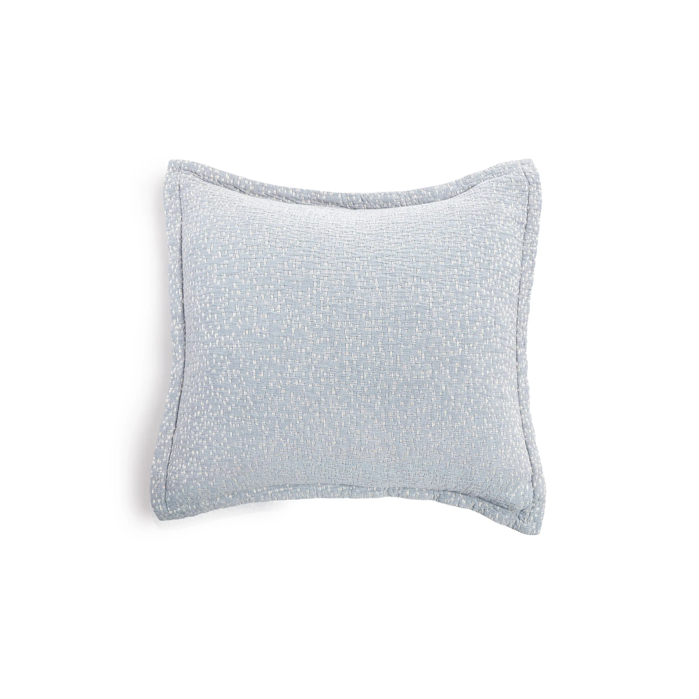 Pom Pom at Home Malibu Matelasse 20 x 20 Pillow with Insert ~ Light Blue
