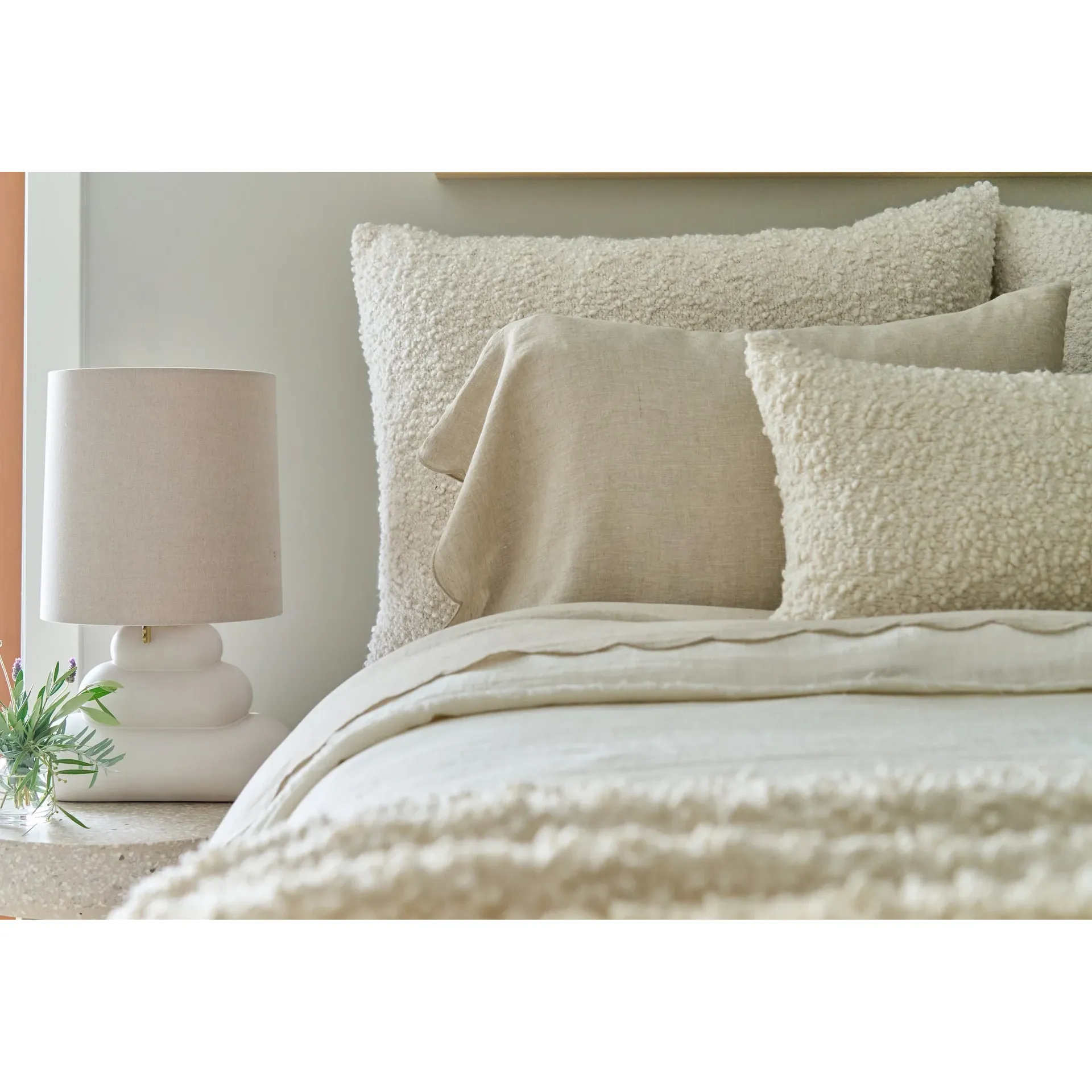 Pom Pom at Home Murphy Boucle Big Pillow with Insert ~ 28 x 36 ~ Available in 5 Colors! - Image 9