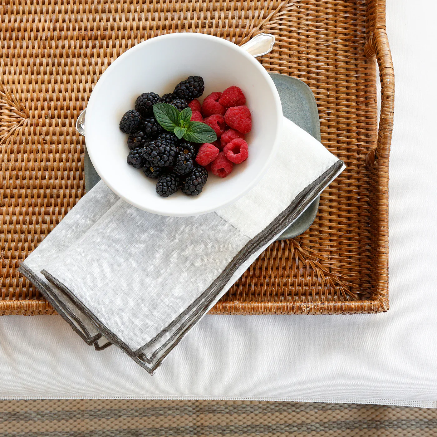 Pom Pom at Home Napa Set of 4 Linen Napkins ~ Available in 3 Colors - Image 6