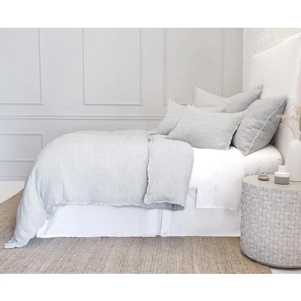 Pom Pom at Home Logan Navy Linen Duvet Cover and Pillow Shams ~ Available in Twin, Queen and King Sizes - Image 4