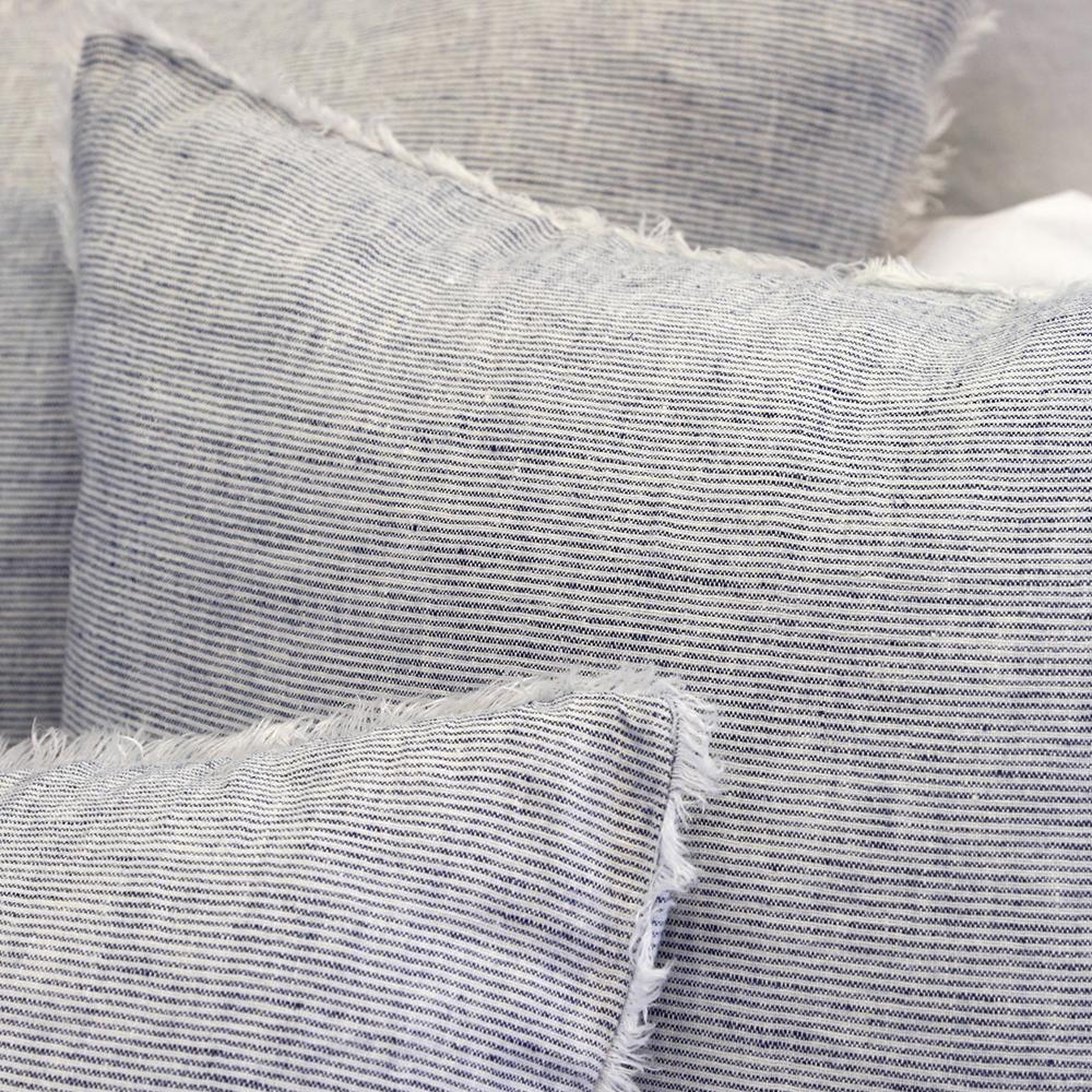 Pom Pom at Home Logan Navy Linen Duvet Cover and Pillow Shams ~ Available in Twin, Queen and King Sizes - Image 5