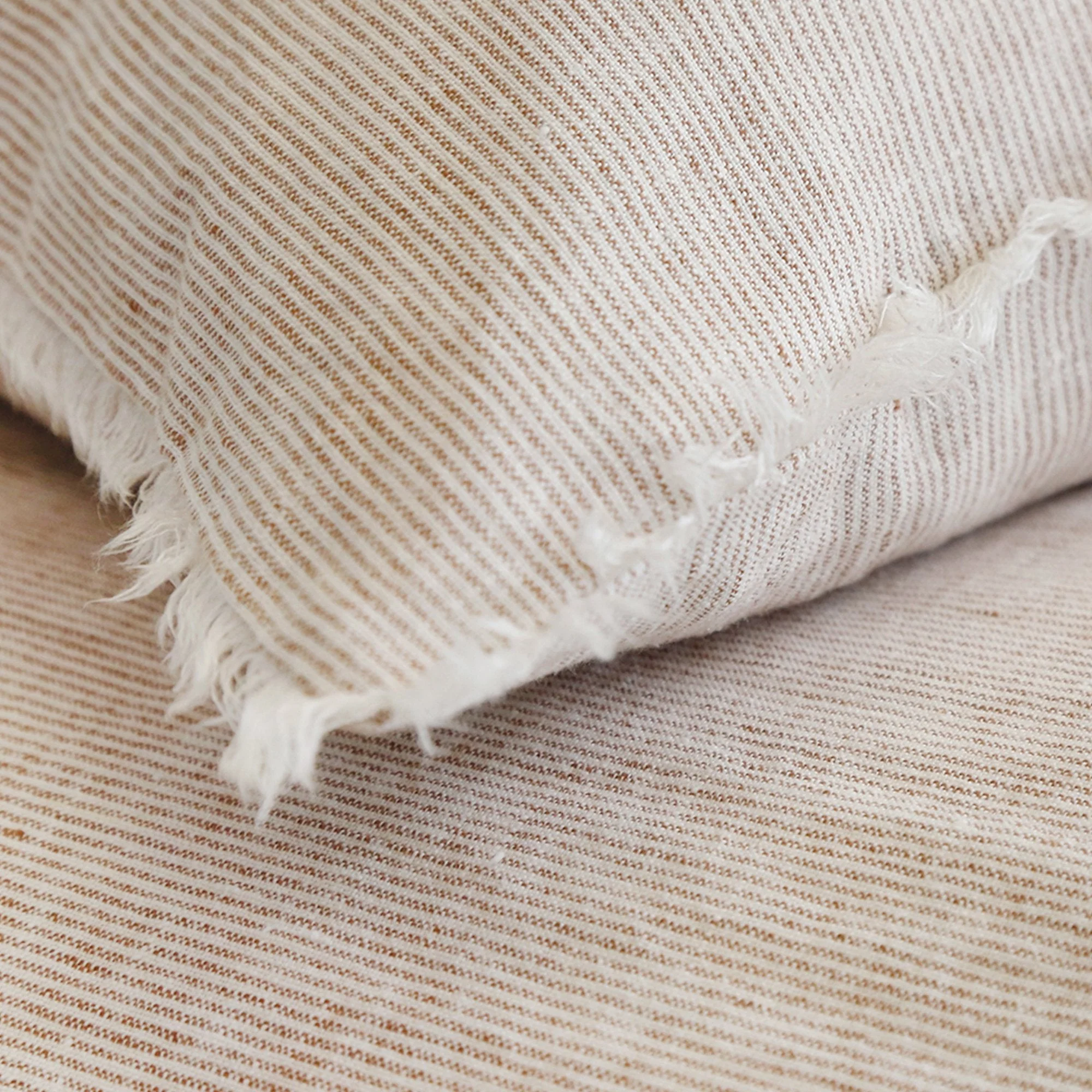Pom Pom at Home Logan Terracotta Linen Duvet Cover and Pillow Shams ~ Available in Twin, Queen and King Sizes - Image 2