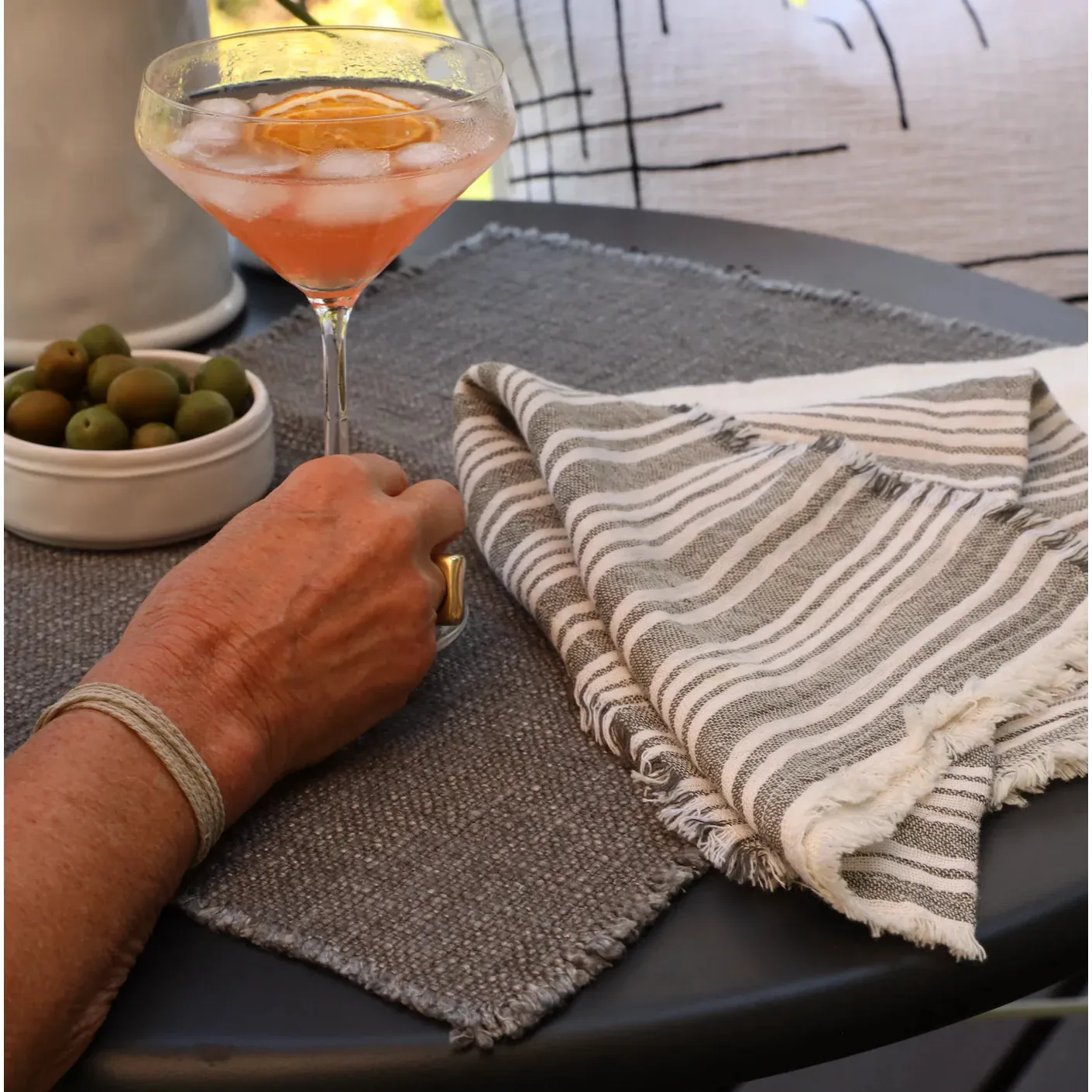 Pom Pom at Home Oakville Set of 4 Placemats ~ Available in 7 Colors ~ 13 x 19 - Image 18