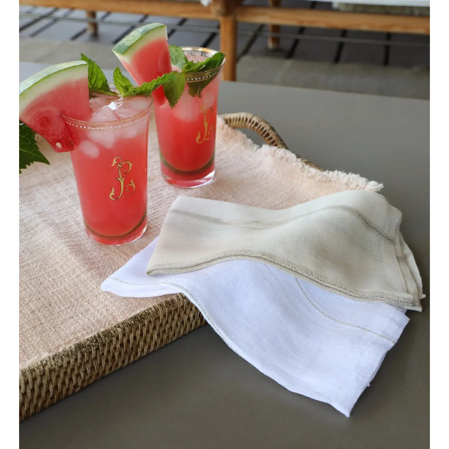 Pom Pom at Home Oakville Set of 4 Placemats ~ Available in 7 Colors ~ 13 x 19 - Image 19