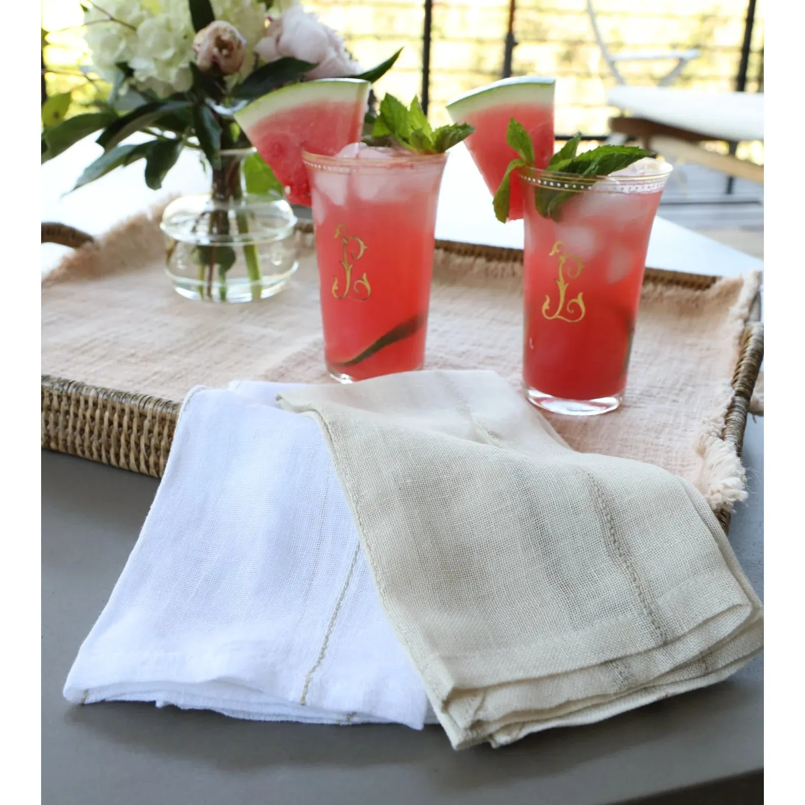 Pom Pom at Home Oakville Set of 4 Placemats ~ Available in 7 Colors ~ 13 x 19 - Image 21
