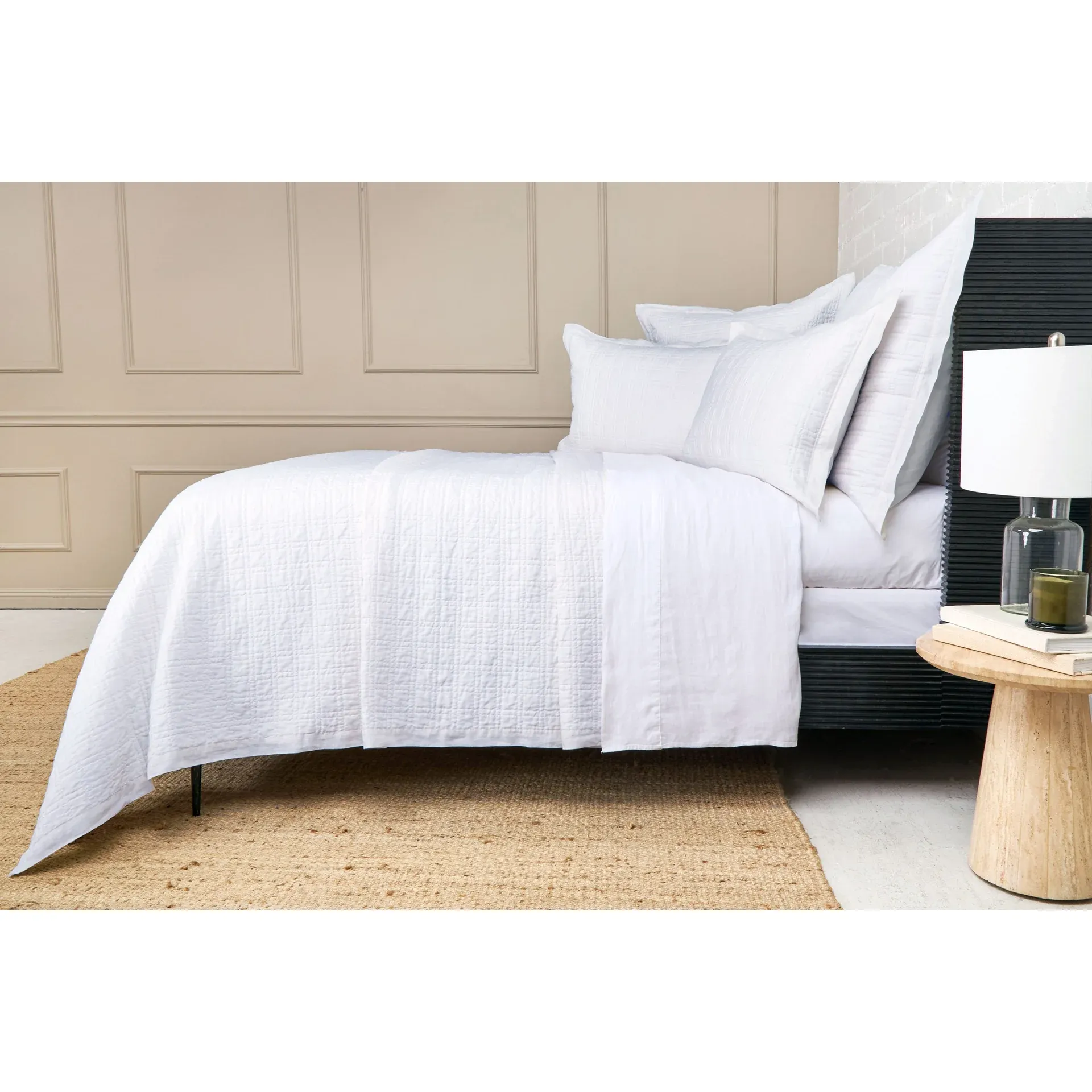 Pom Pom at Home Owen Linen and Cotton Coverlet and Shams ~ Available in Twin, Queen and King Sizes - Image 2