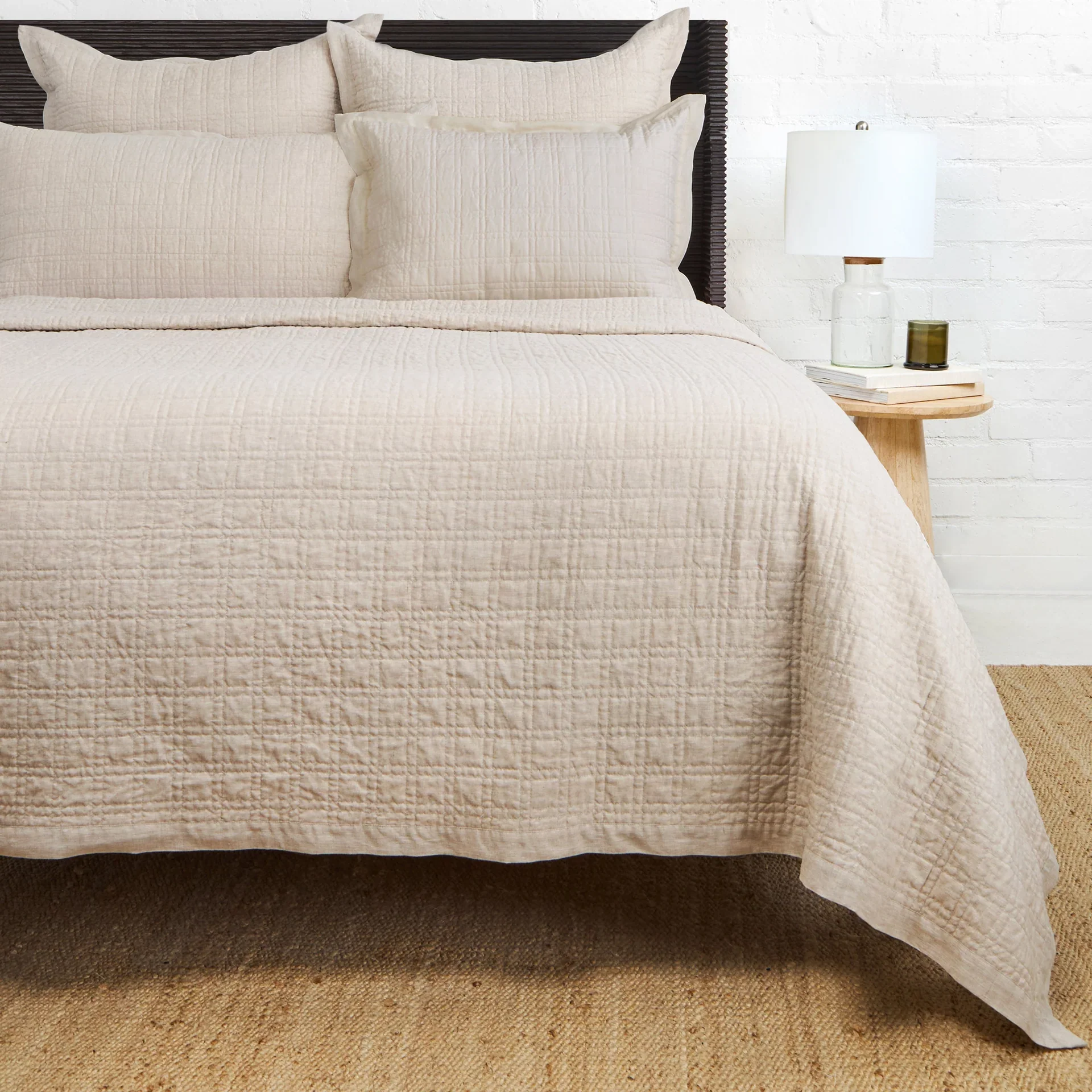 Pom Pom at Home Owen Linen and Cotton Coverlet and Shams ~ Available in Twin, Queen and King Sizes - Image 6