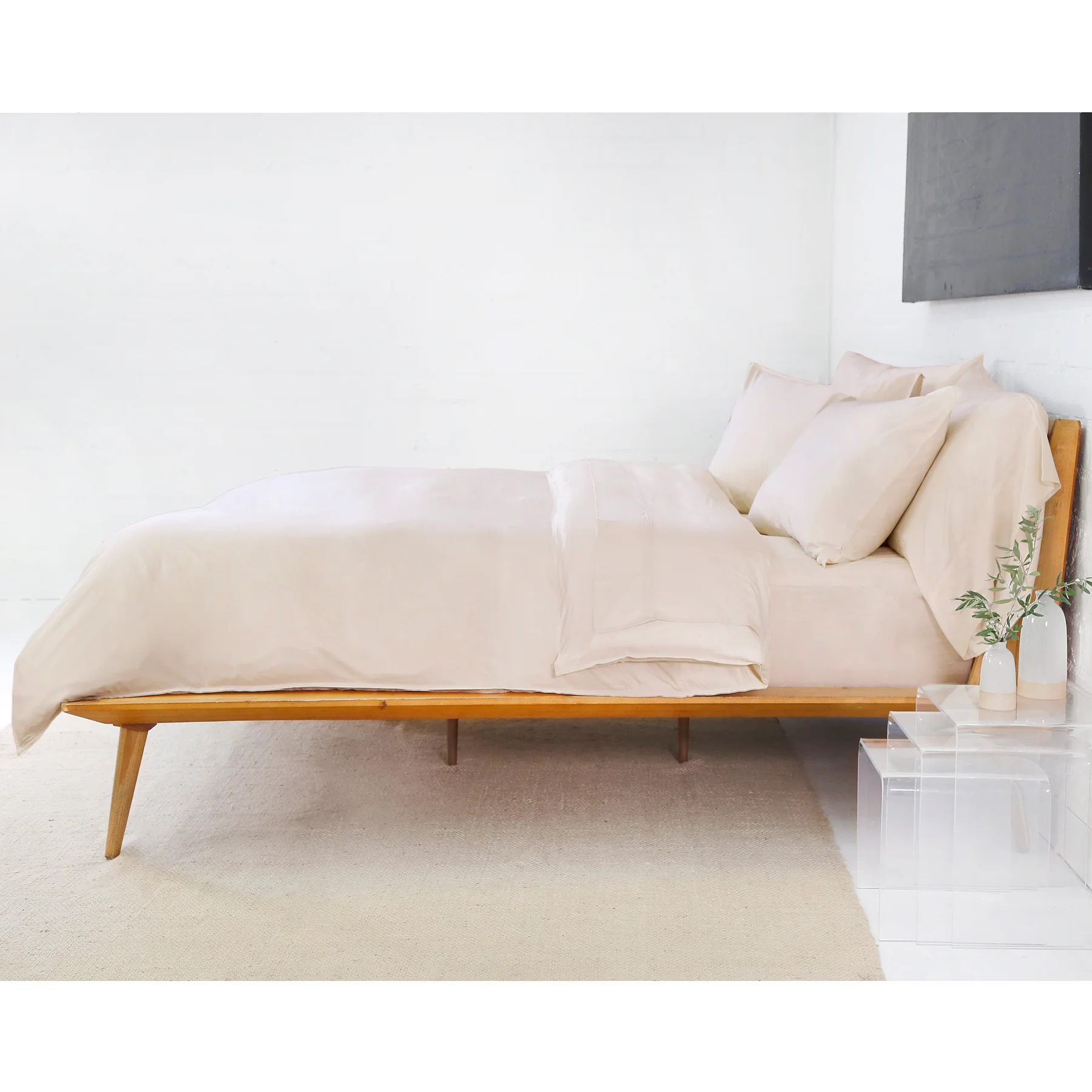 Pom Pom at Home Parker Sand Bamboo Sateen Duvet Cover Set ~ Available in Twin, Queen and King Sizes - Image 2