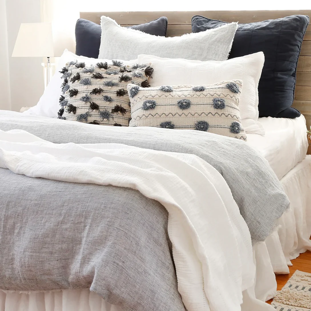 Pom Pom at Home Pippa Hand Woven Pillow with Insert ~ 20 x 20
