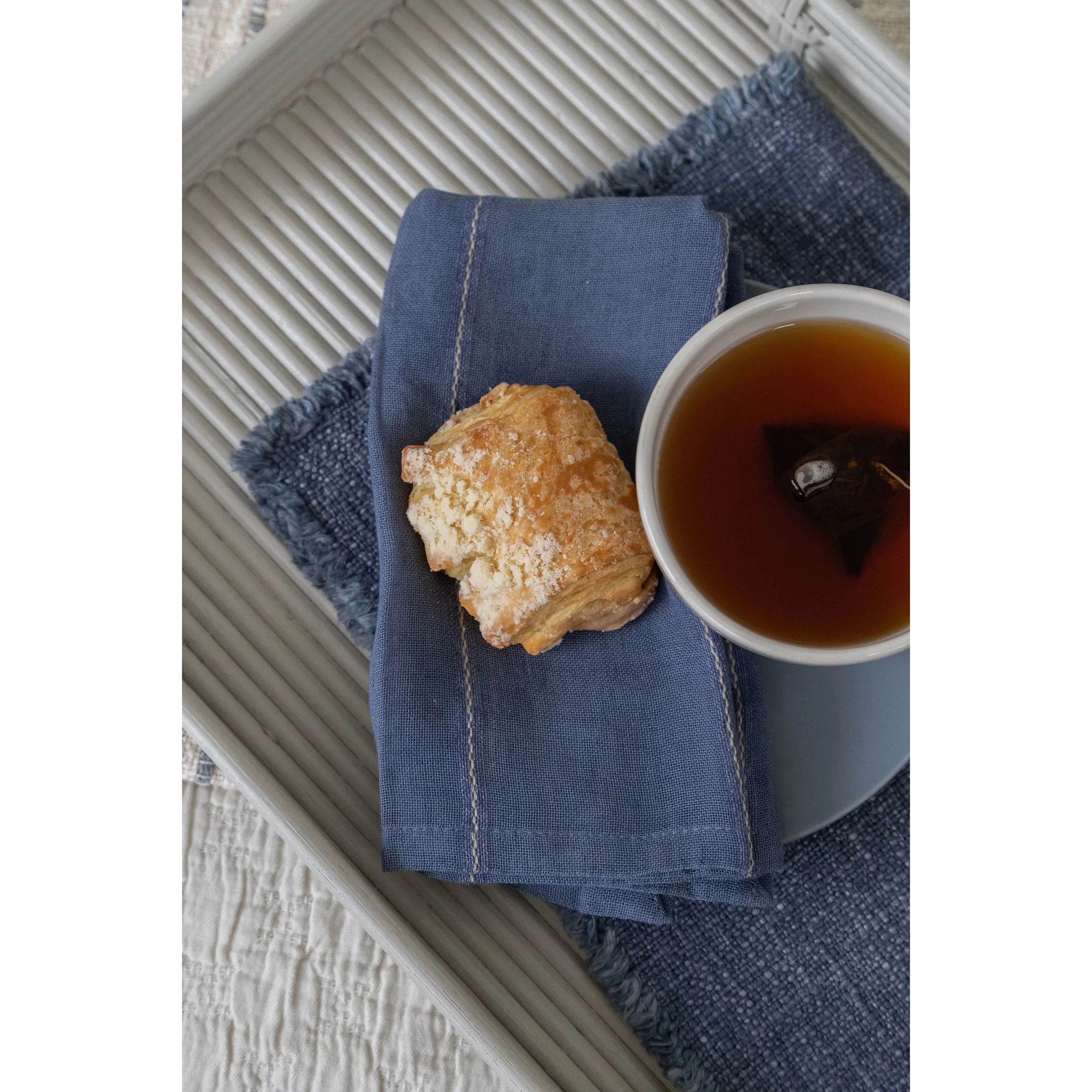 Pom Pom at Home Rutherford Set of 4 Napkins ~ Available in 5 Colors - Image 2