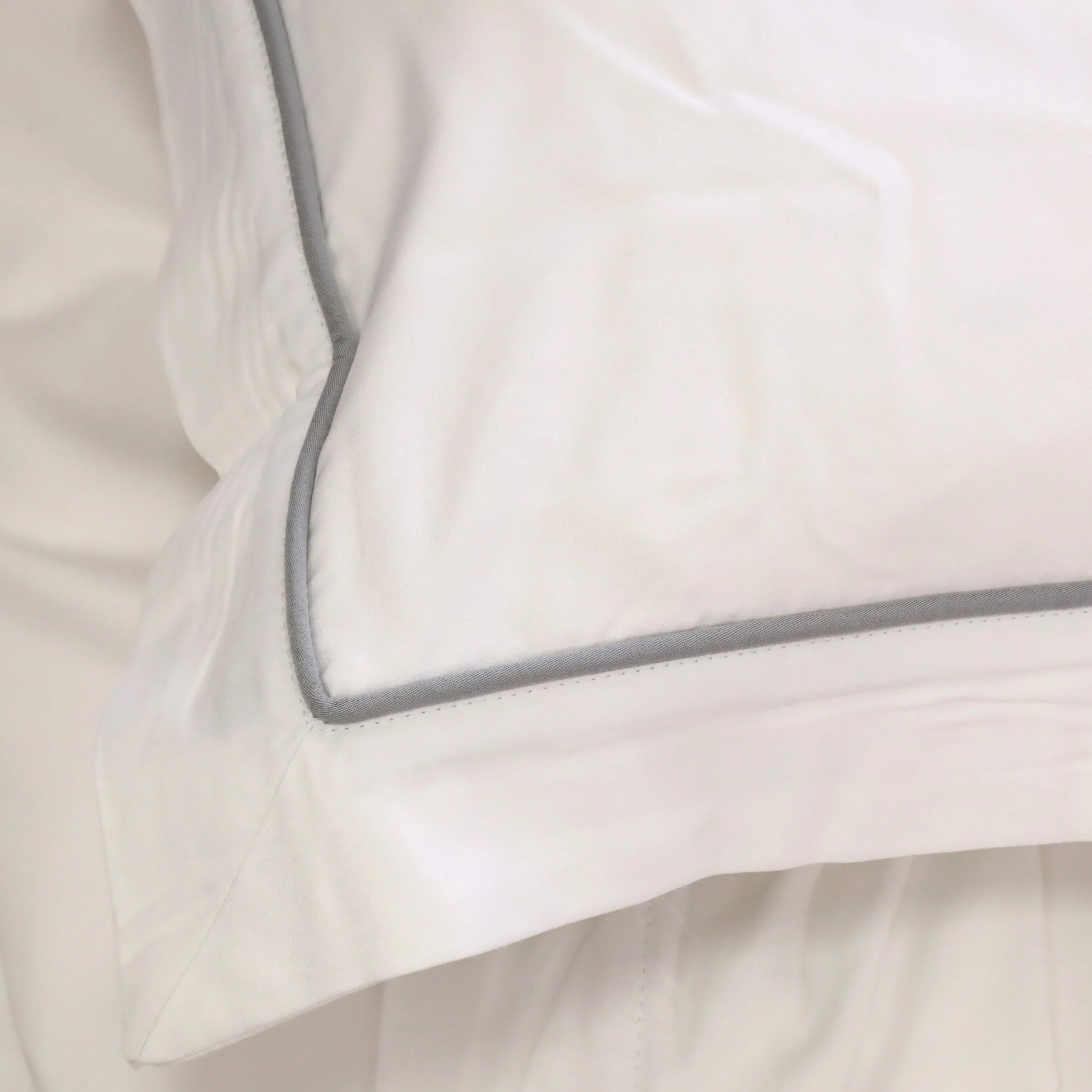 Pom Pom at Home Sheena Bamboo Sateen Duvet Cover Set ~ Ocean Piping ~ Available in Twin, Queen and King Sizes - Image 2
