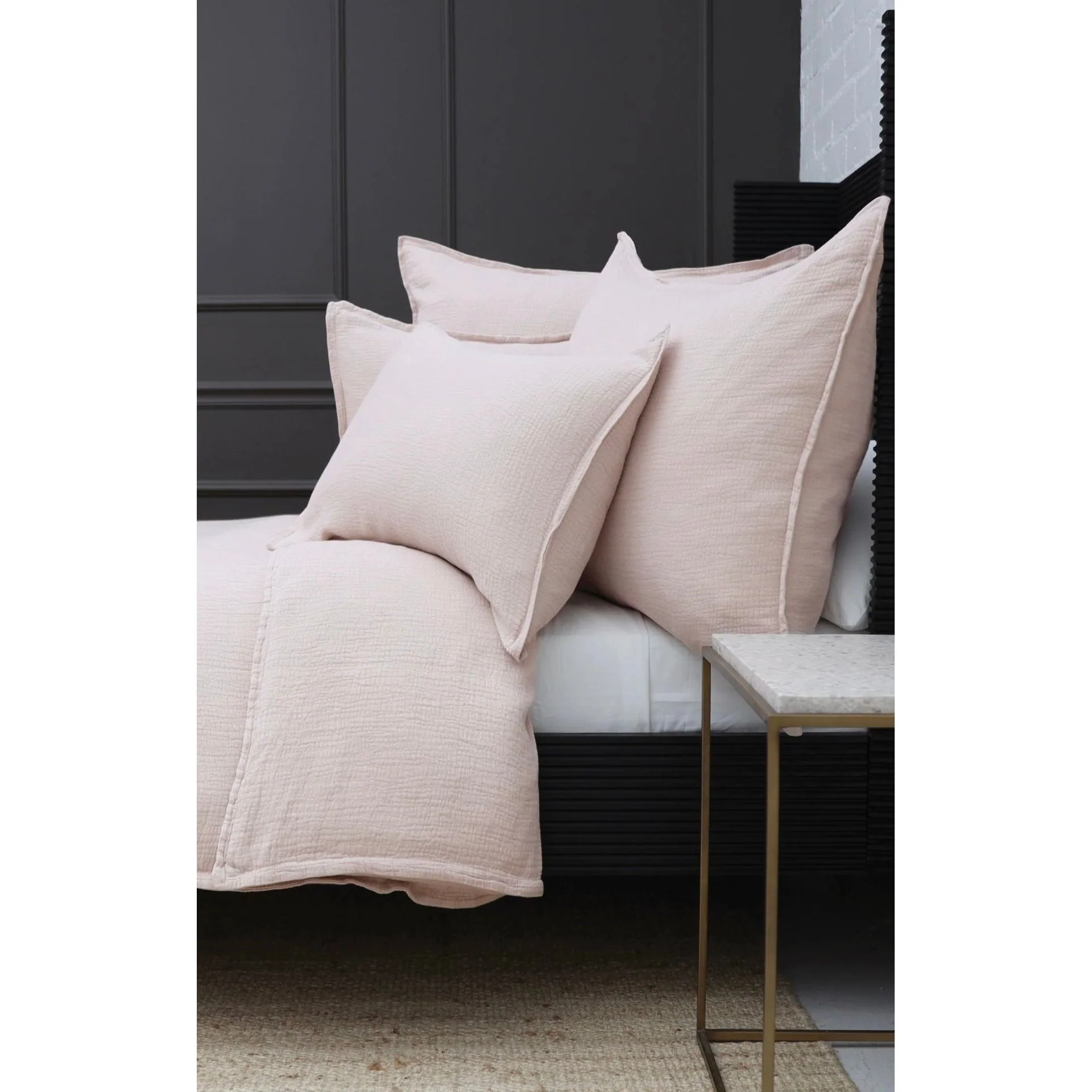 Pom Pom at Home Waverly Blush Big Pillow with Insert ~ 28 x 36
