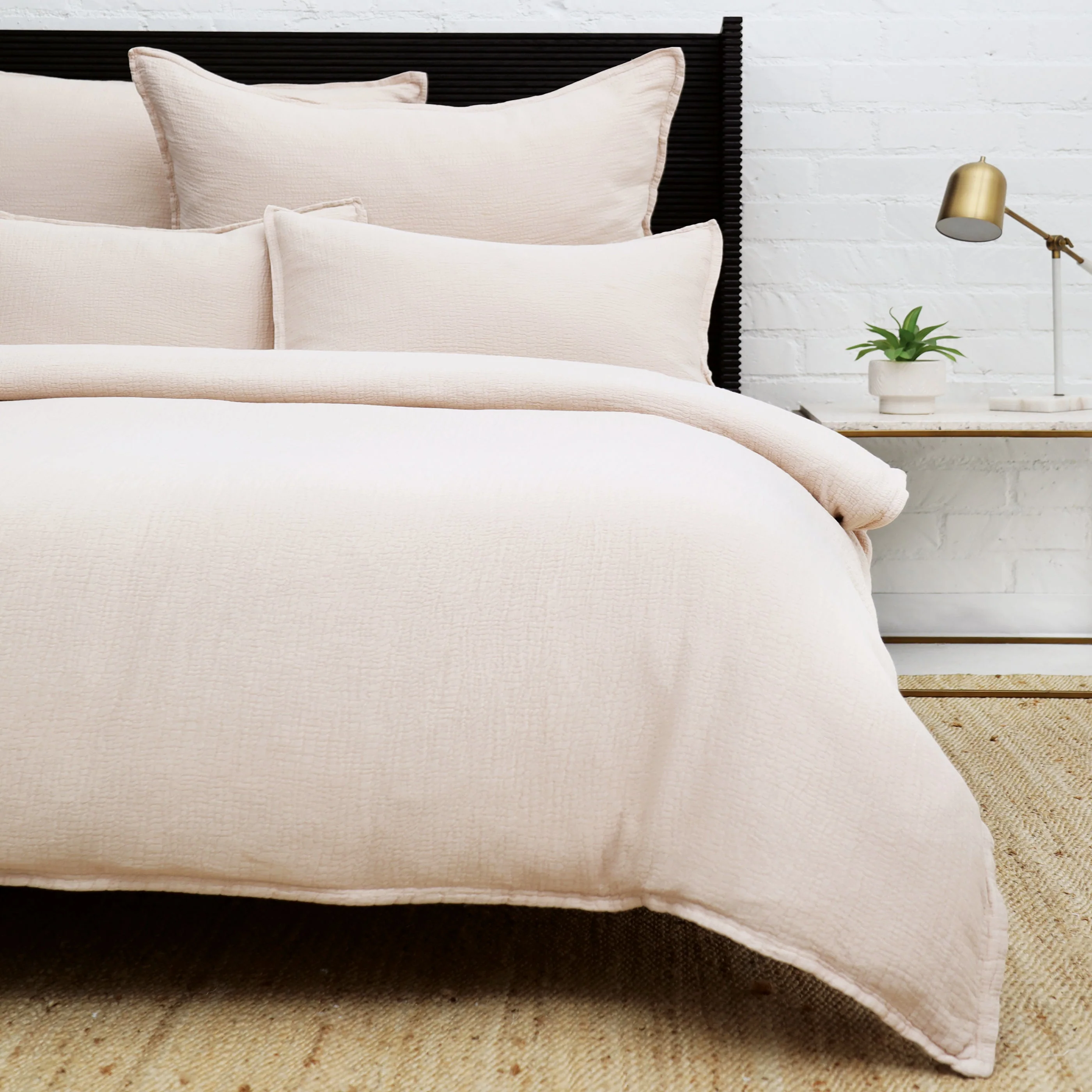 Pom Pom at Home Waverly Blush Cotton Duvet Set ~ Available in Twin, Queen and King Sizes