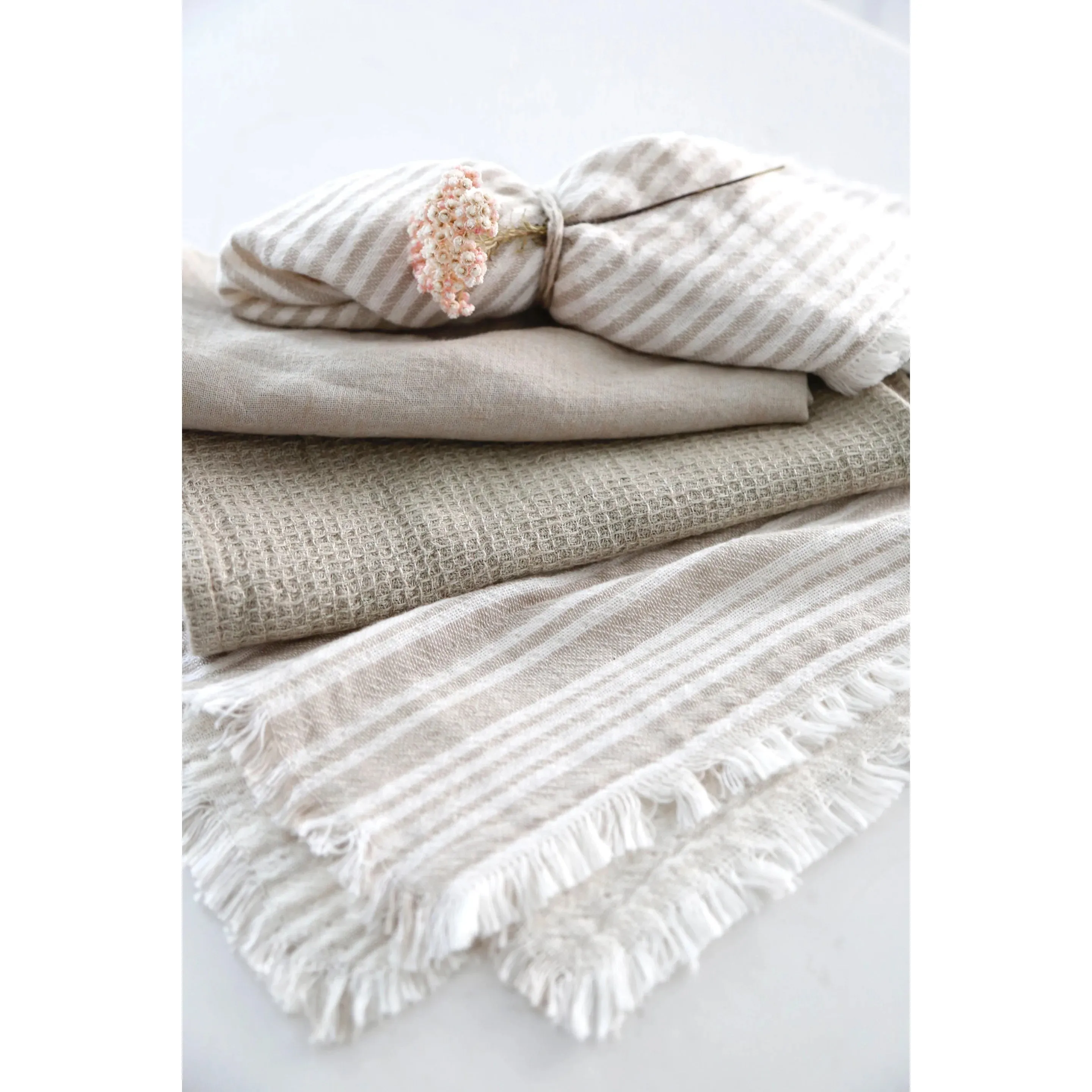 Pom Pom at Home Yountville Set of 4 Striped Napkins ~ Available in 5 Colors - Image 13