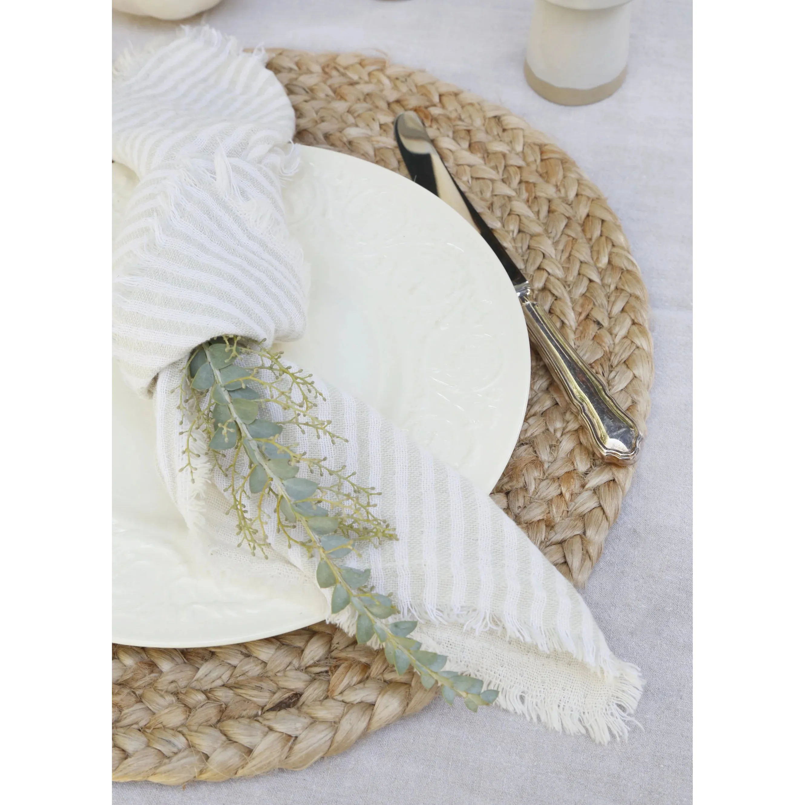 Pom Pom at Home Yountville Set of 4 Striped Napkins ~ Available in 5 Colors - Image 7