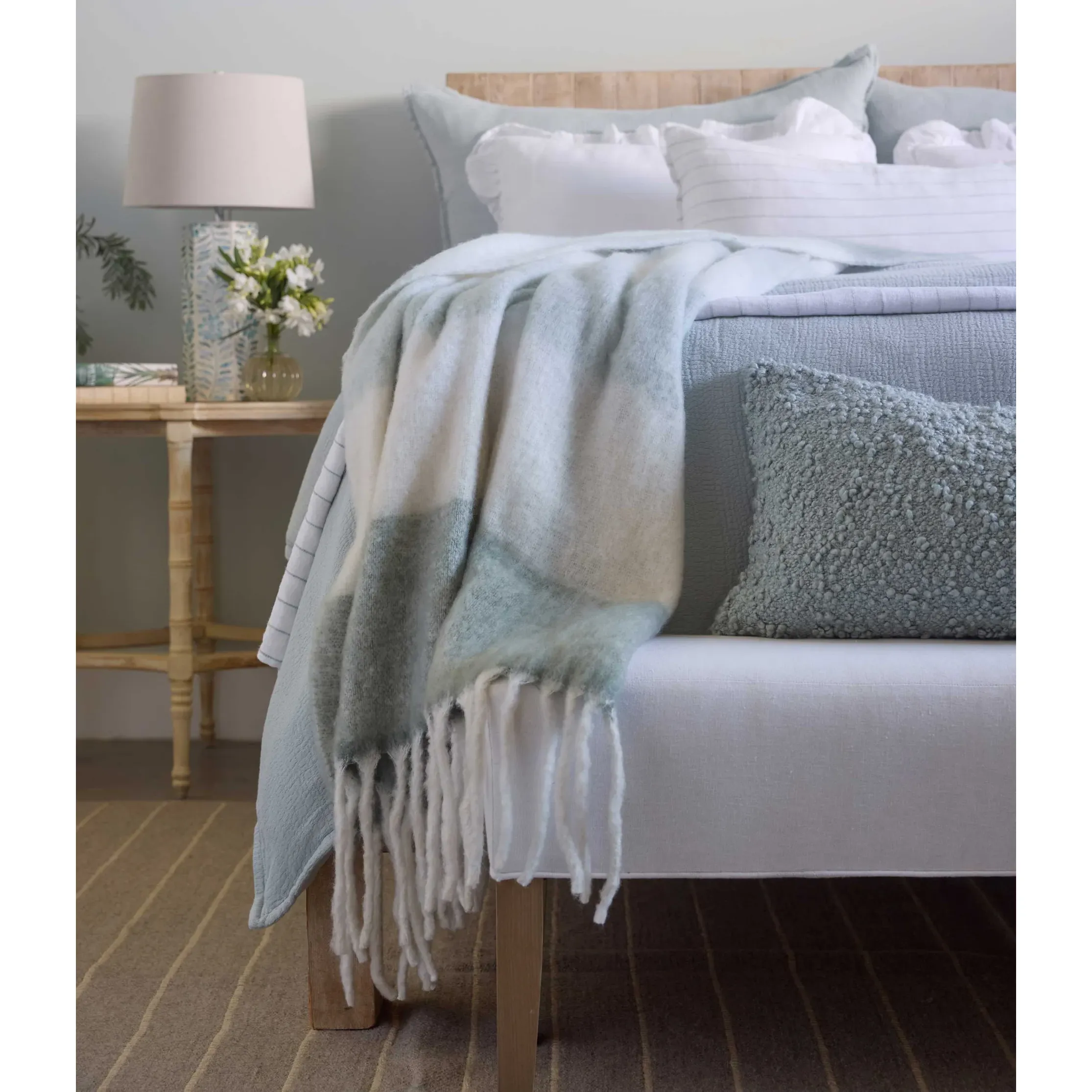 Pom Pom at Whistler Striped Throws 50 x 70 ~ Available in 2 Colors - Image 6
