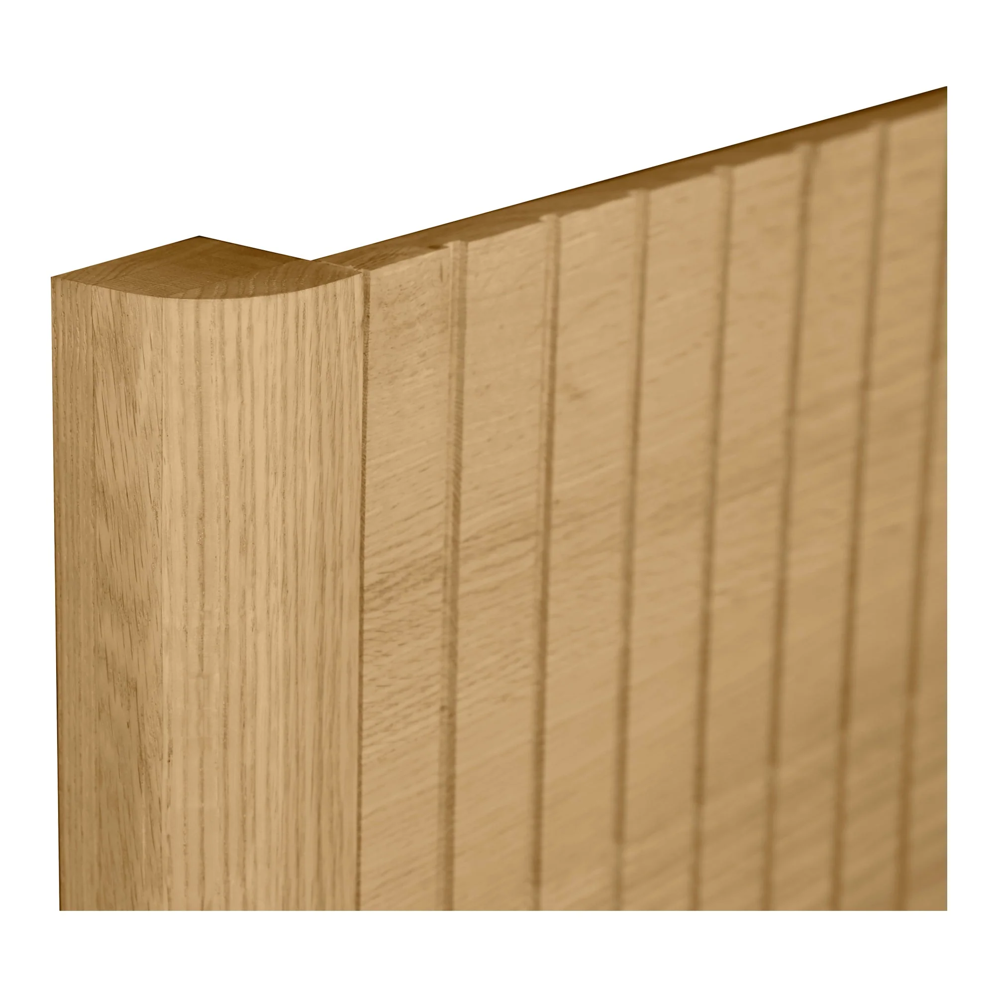 Moe's Home Collection Povera Natural Oak King Bed - Image 7