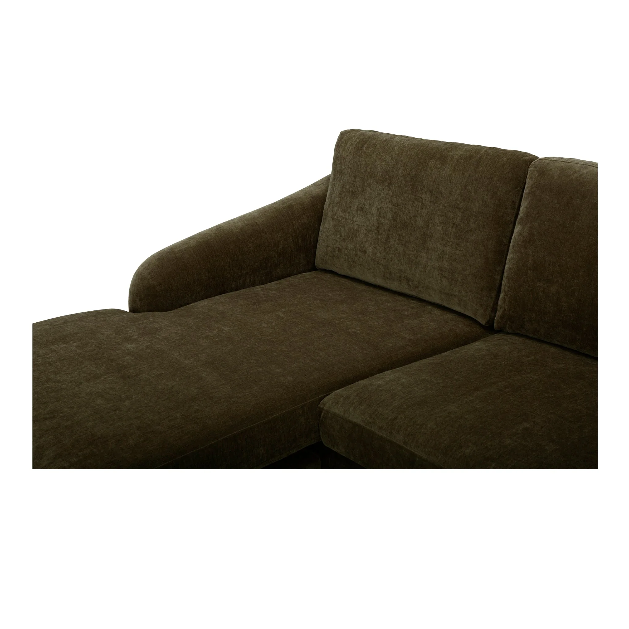 Moe's Home Collection Quinn Cedar Green Sectional - Image 7