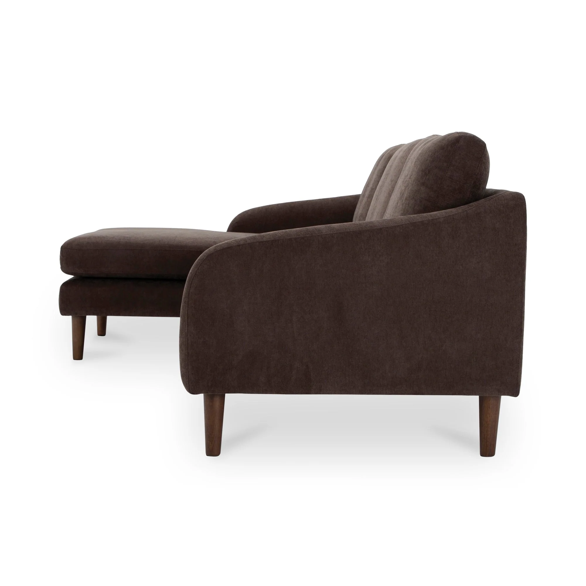 Moe's Home Collection Quinn Dark Brown Sectional - Image 10