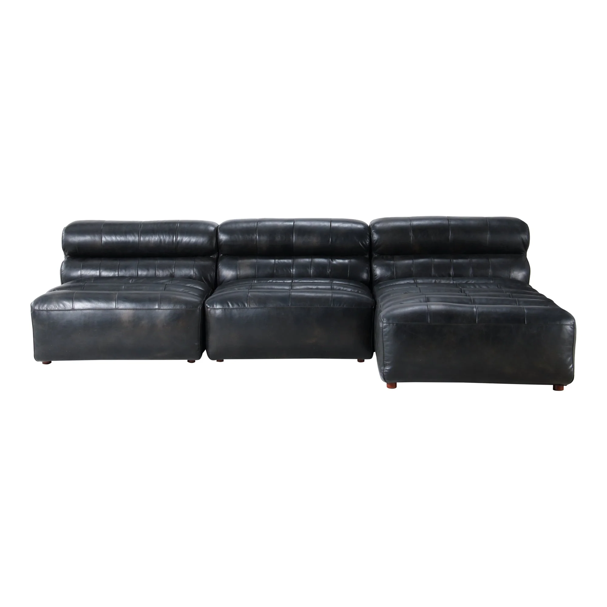 Moe's Home Collection Ramsay Signature Black Modular Sectional - Image 3