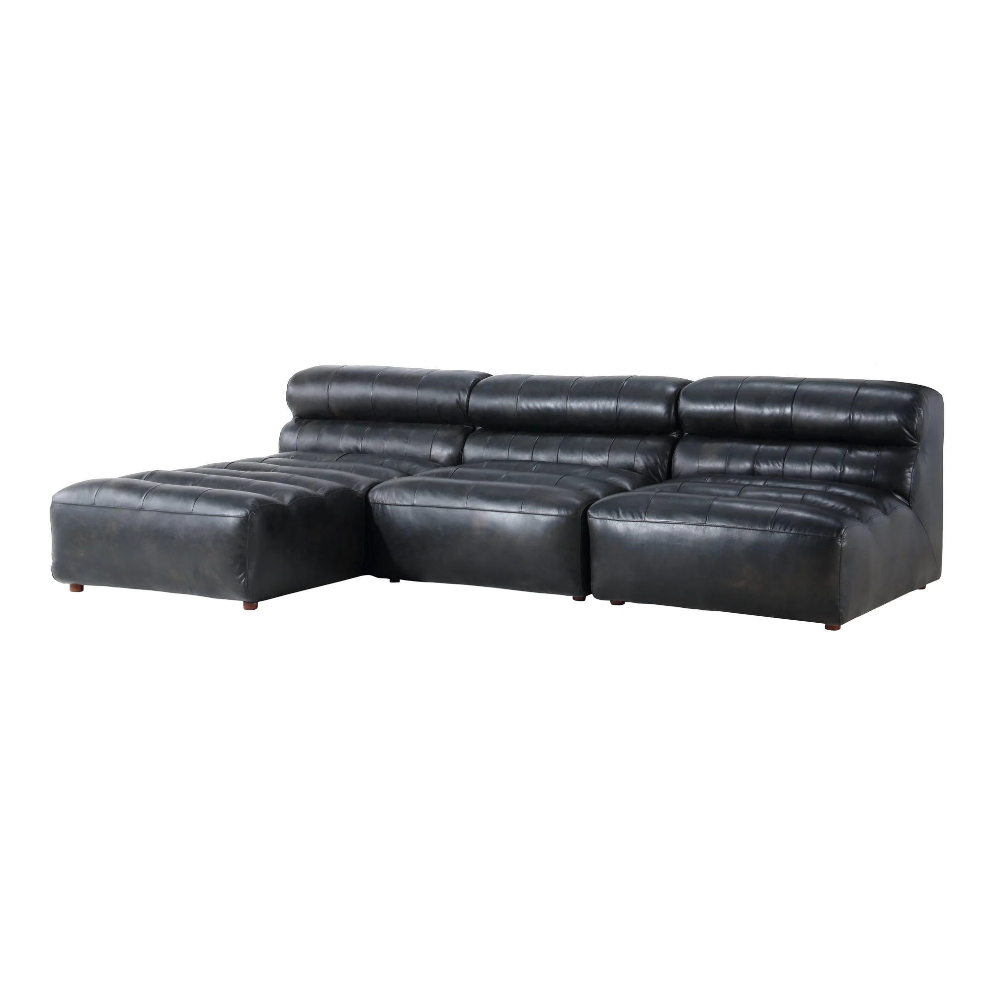 Moe's Home Collection Ramsay Signature Black Modular Sectional - Image 5