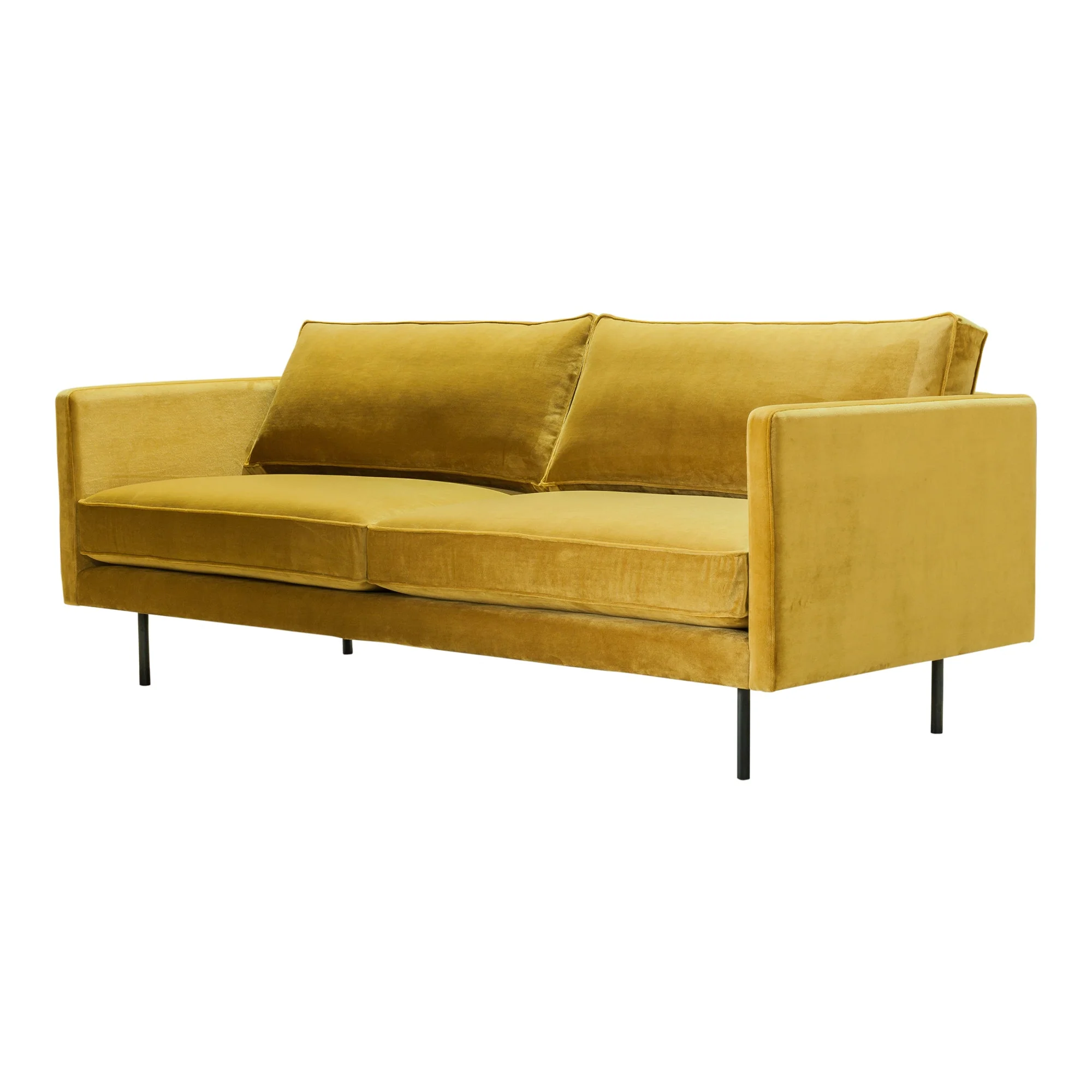 Moe's Home Collection Raphael Yellow Sofa - Image 2