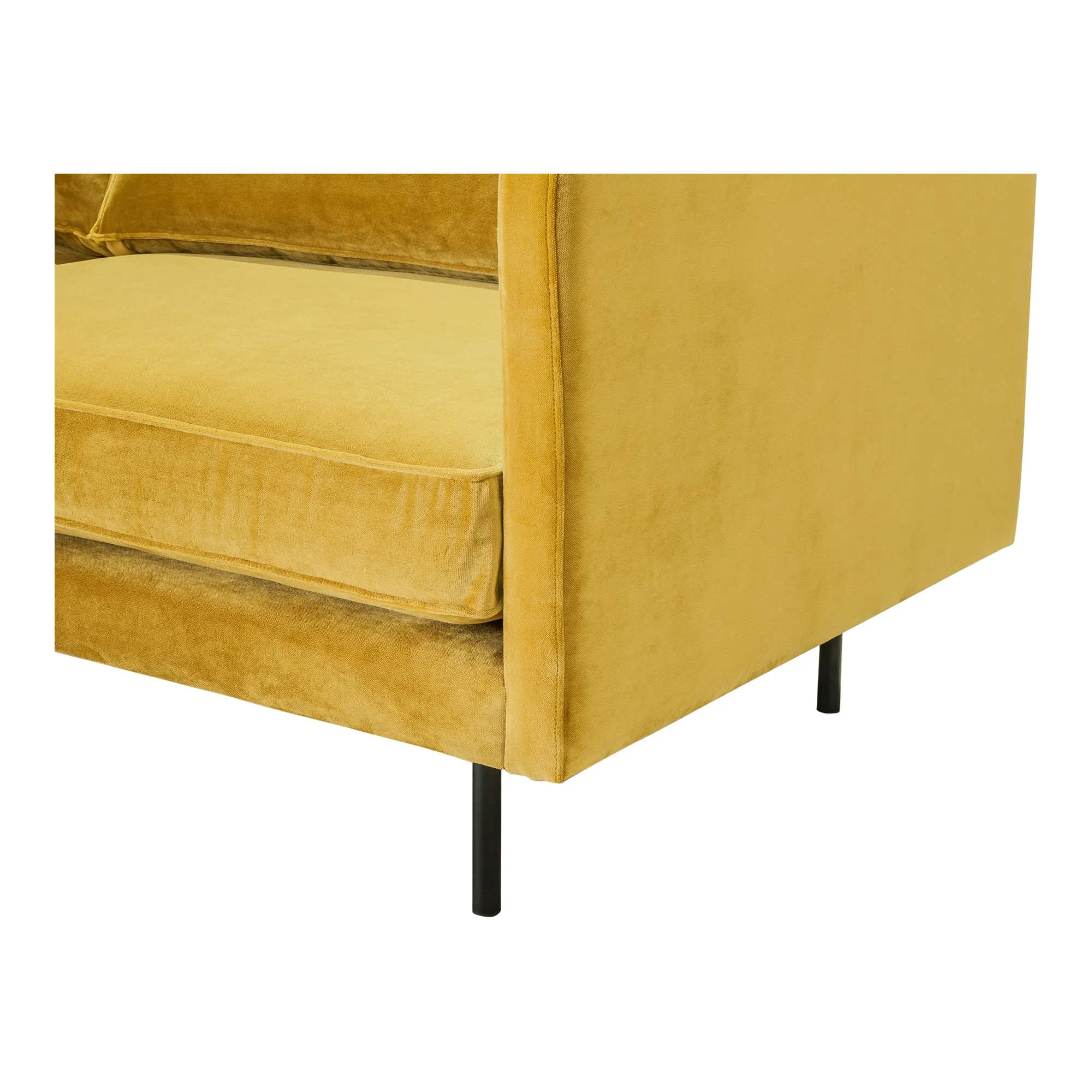 Moe's Home Collection Raphael Yellow Sofa - Image 6