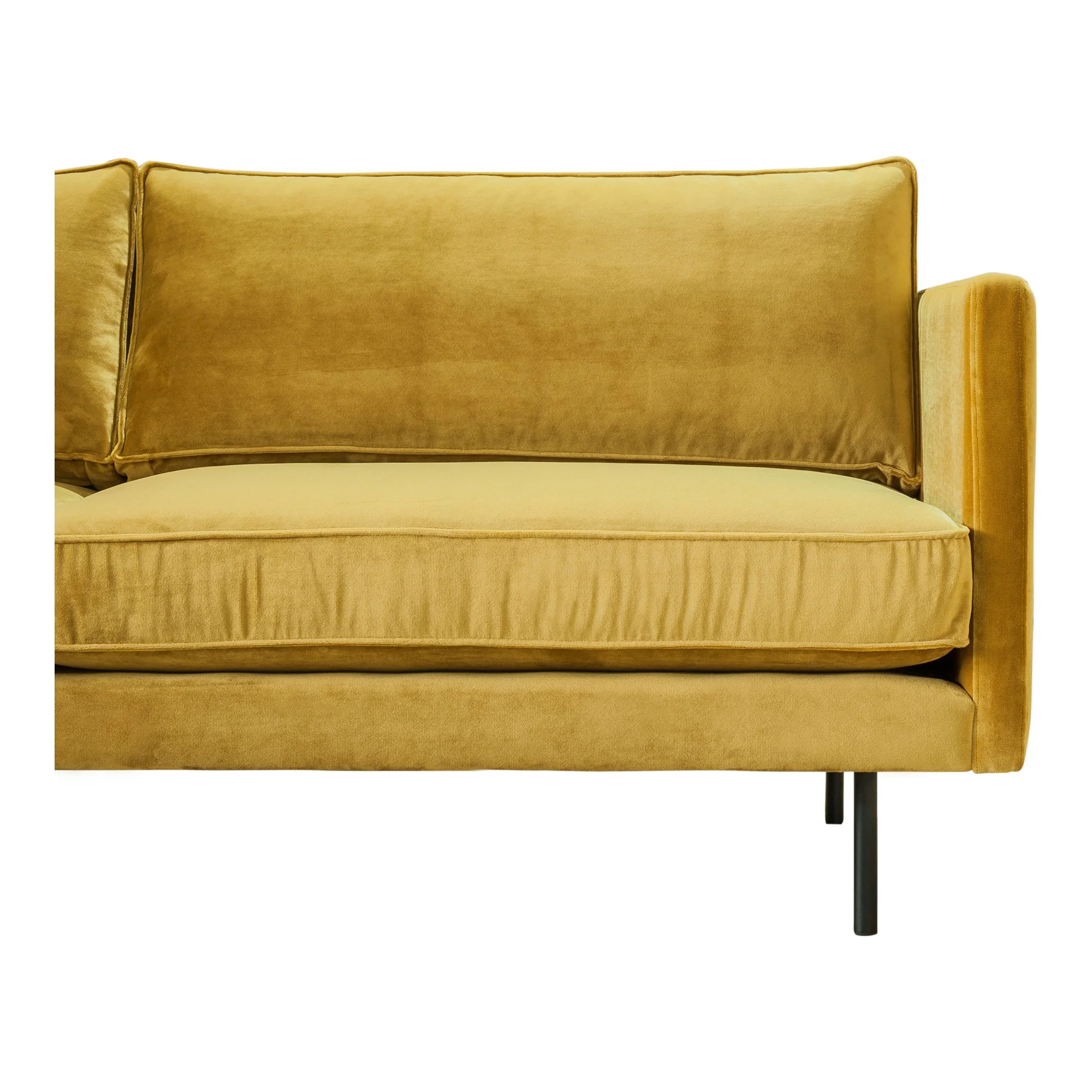 Moe's Home Collection Raphael Yellow Sofa - Image 8