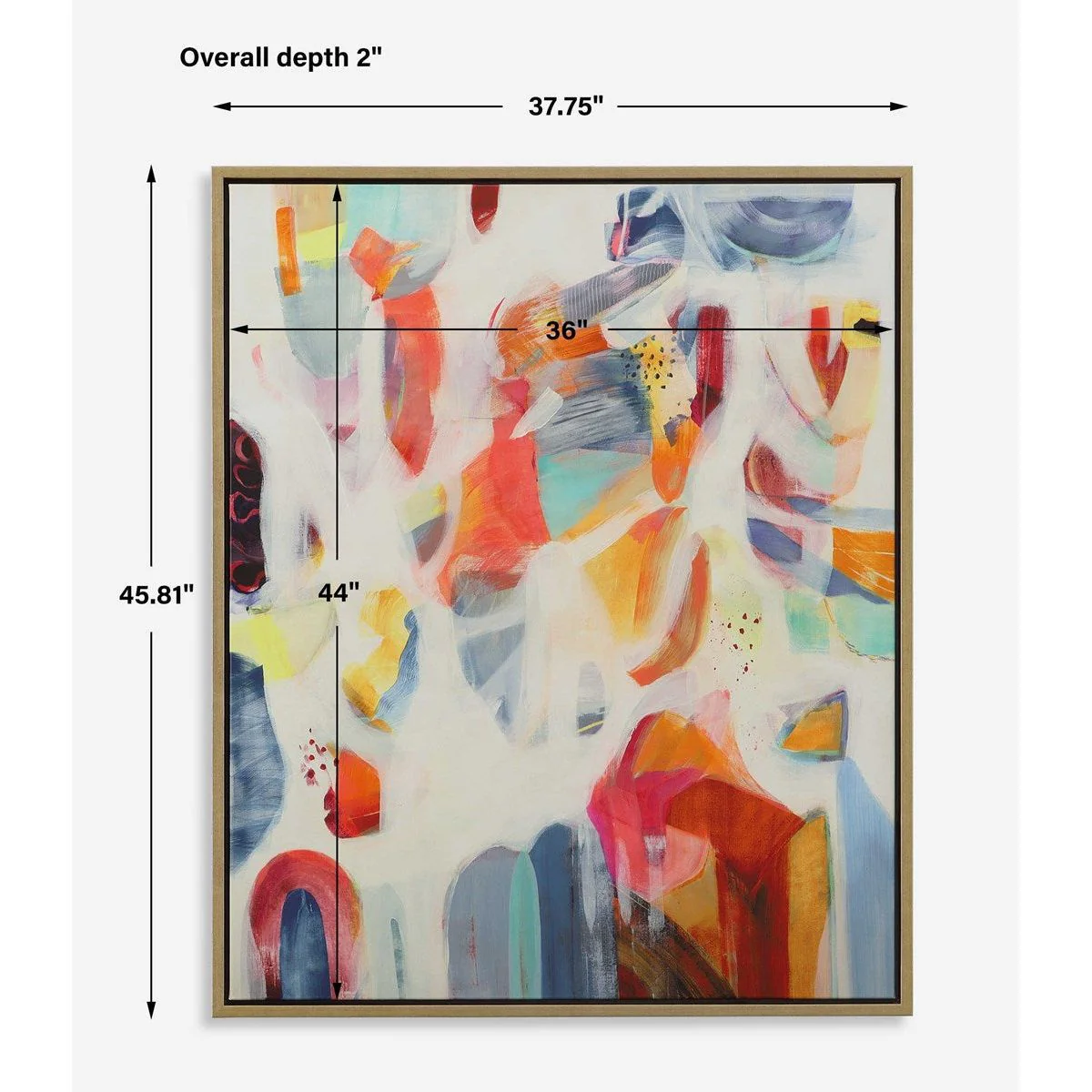 Uttermost Reawaken Abstract Framed Canvas - Image 5