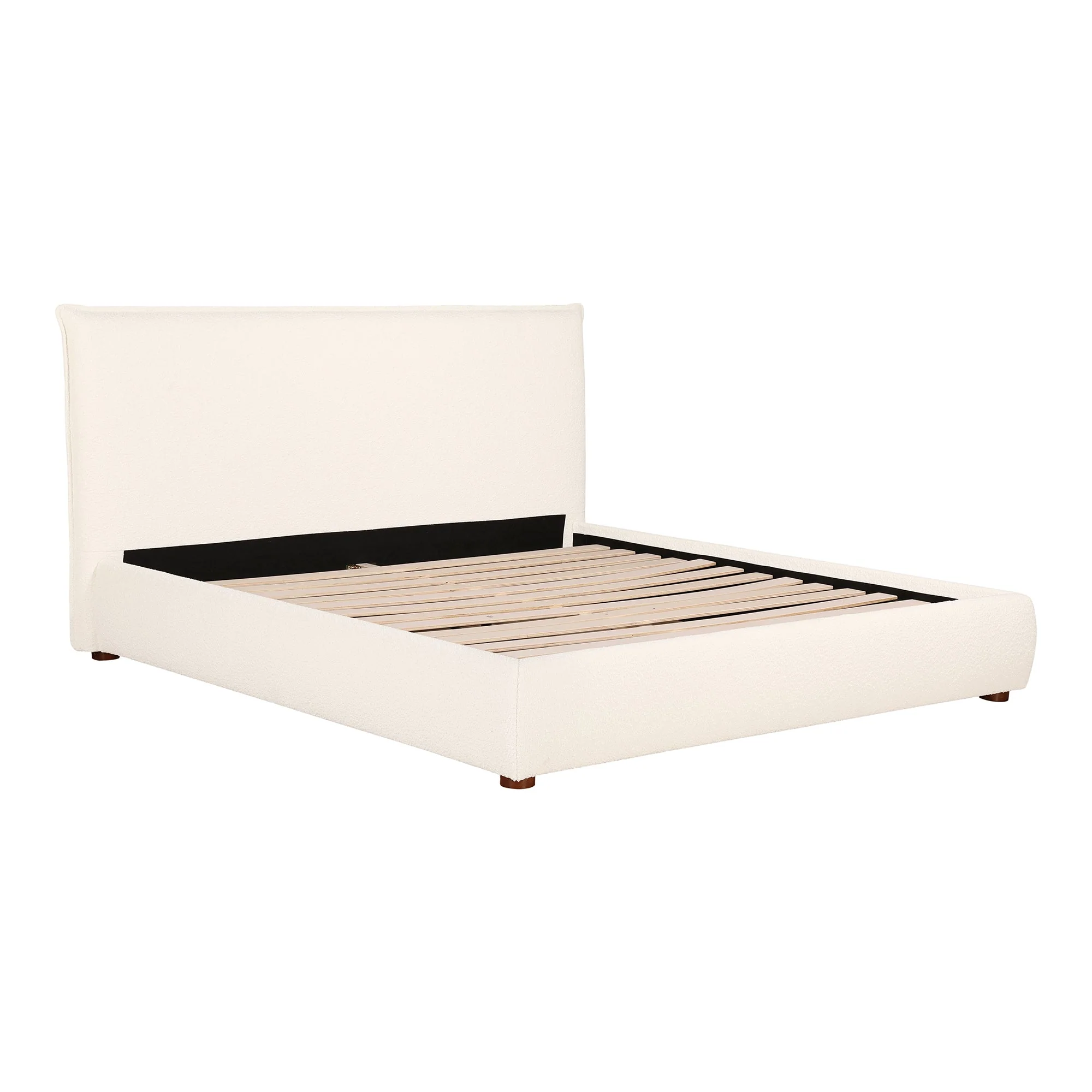Moe's Home Collection Recharge White Queen Bed - Image 4
