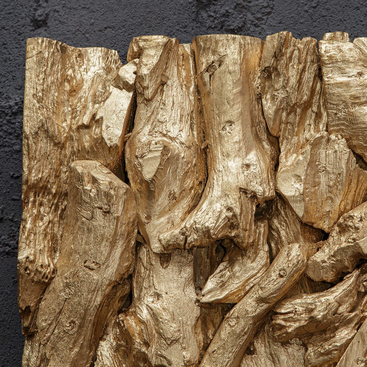 Uttermost Rio Gold Leaf Teak Wood Wall Decor - Image 7