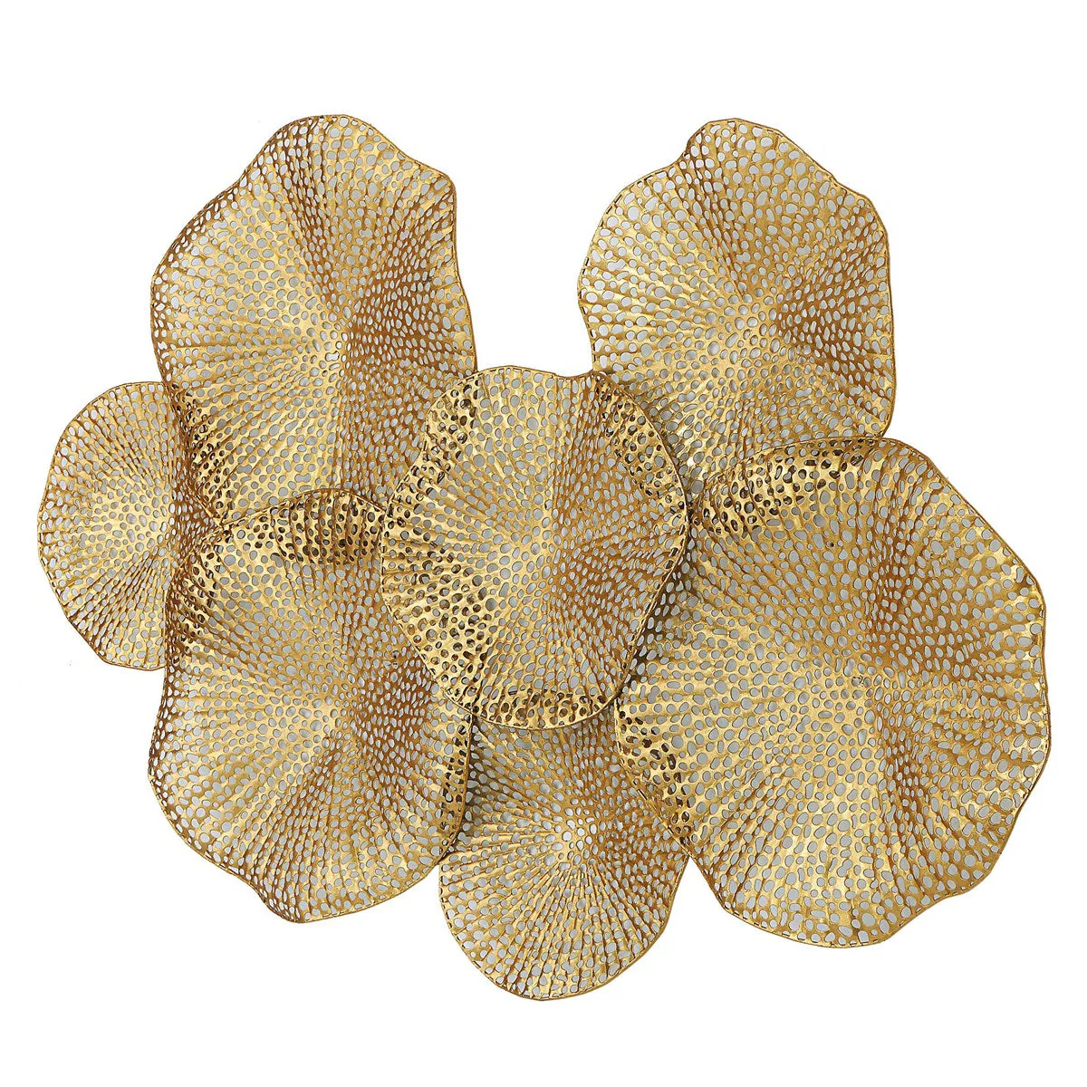 Uttermost Ripley Antiqued Gold Metal Wall Art - Image 4