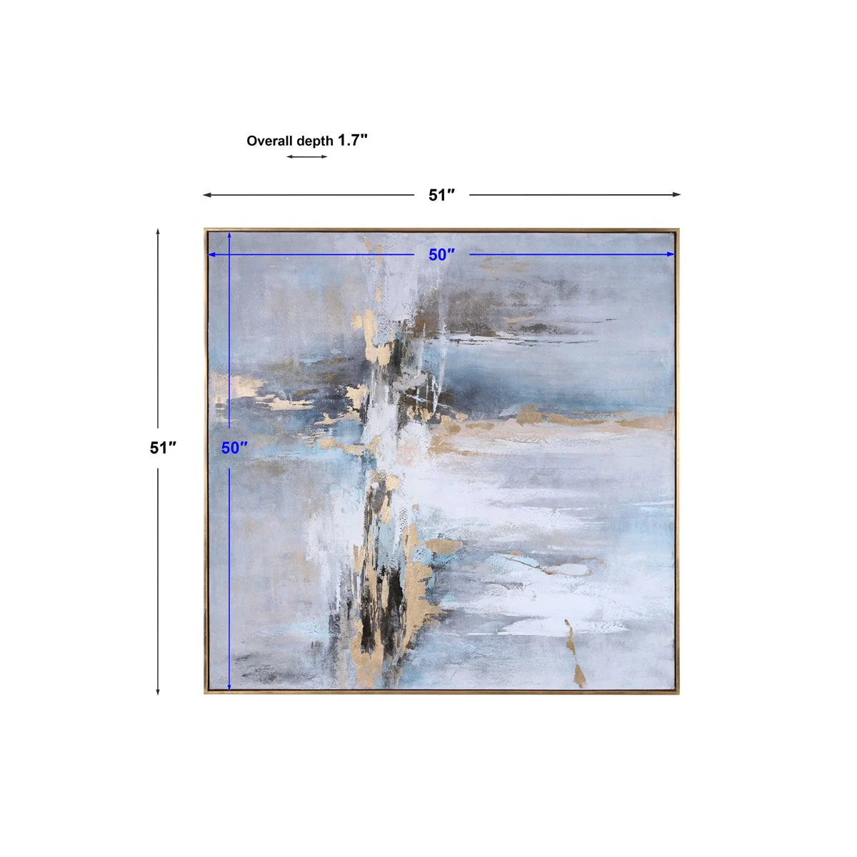 Uttermost Road Less Traveled Hand Painted Canvas - Image 9