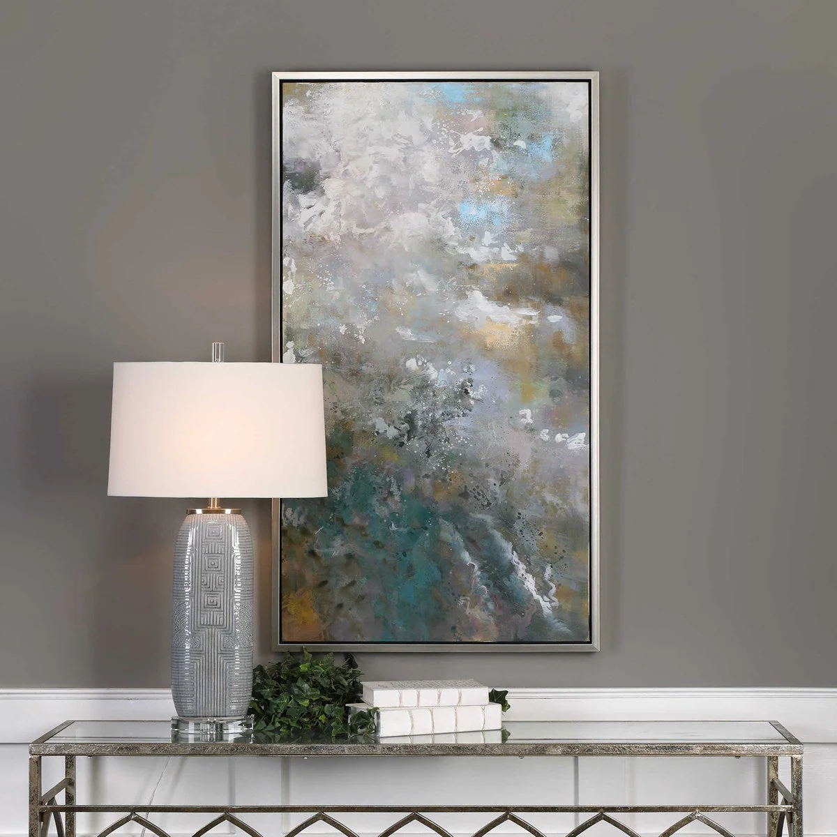 Uttermost Roaring Thunder Hand Painted Canvas - Image 2