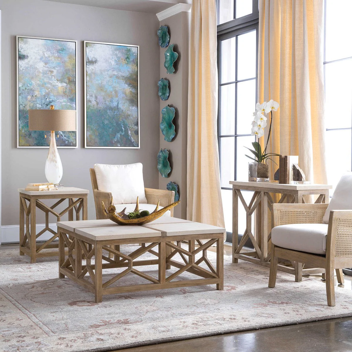 Uttermost Roaring Thunder Hand Painted Canvas - Image 5