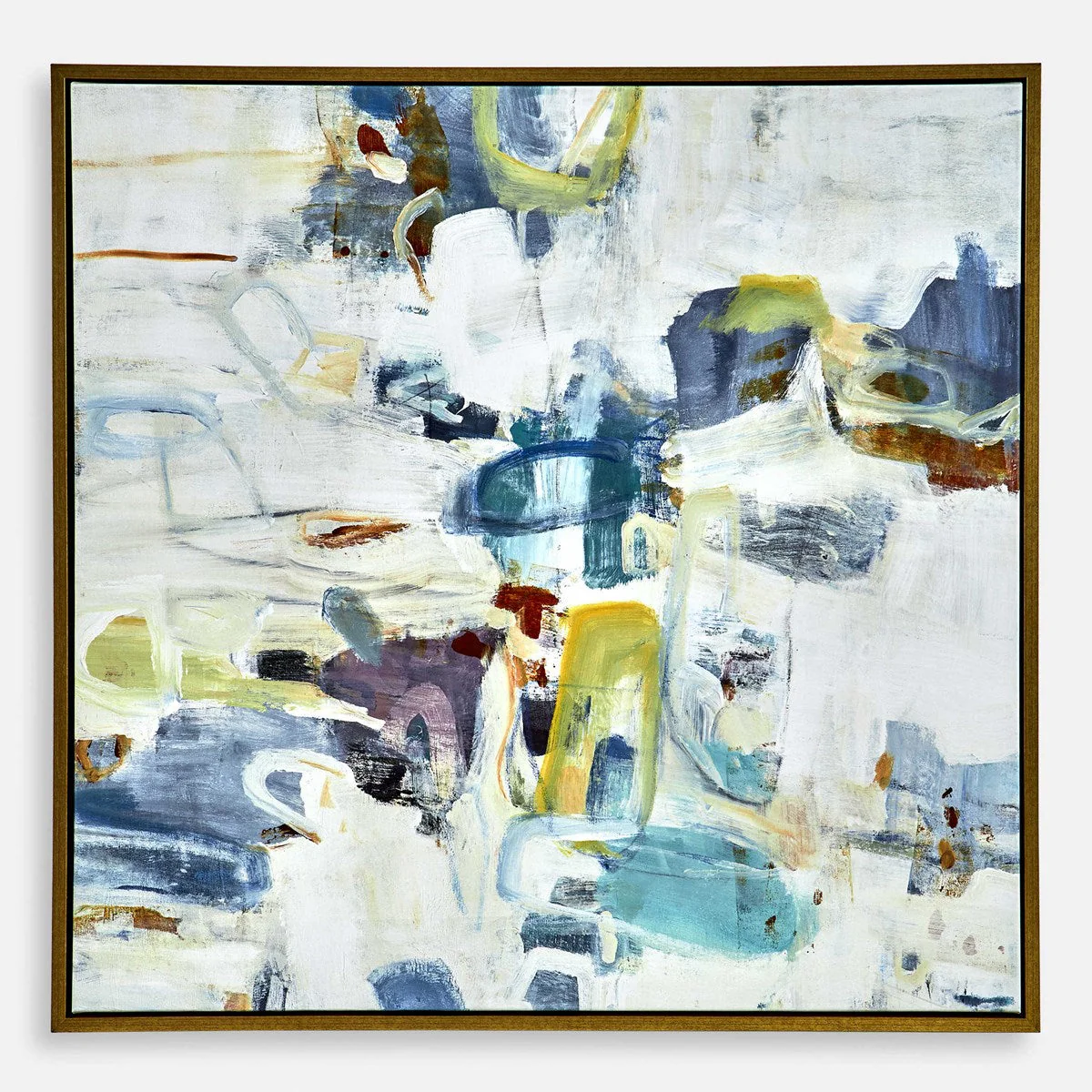 Uttermost Rolling Onward Abstract Framed Canvas - Image 2