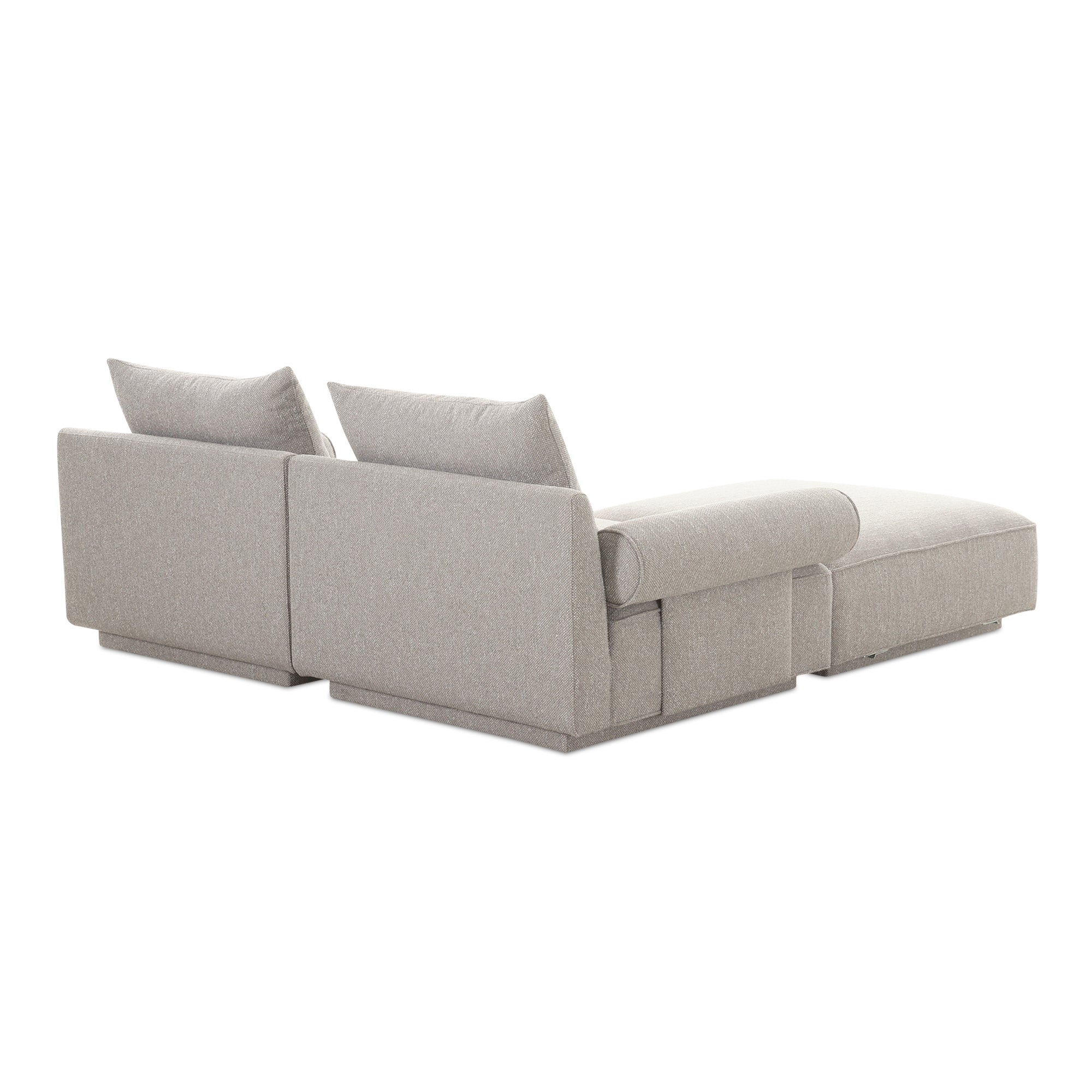 Moe's Home Collection Rosello Nook Light Grey Modular Sectional - Image 4