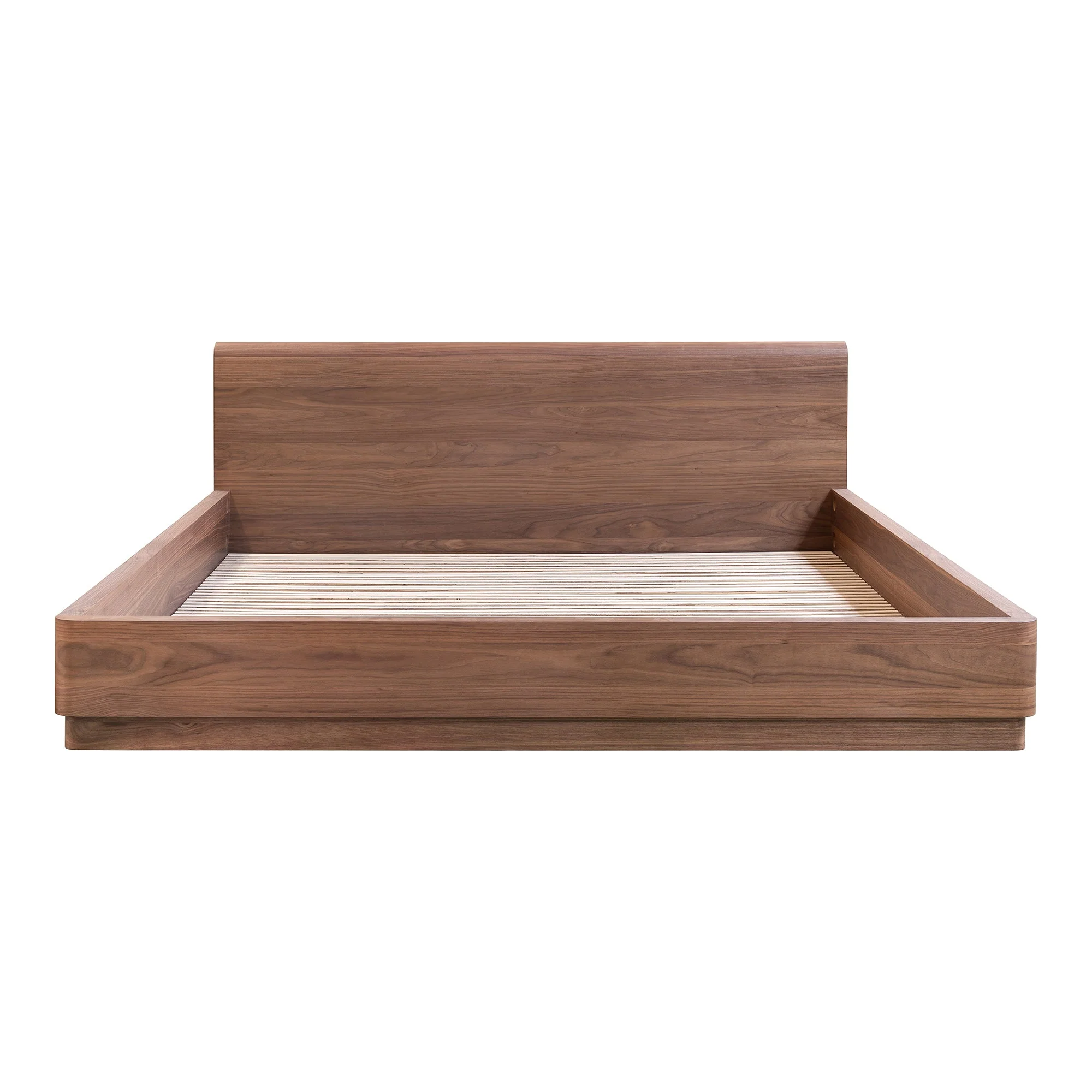 Moe's Home Collection Round Off Walnut Brown King Bed - Image 3