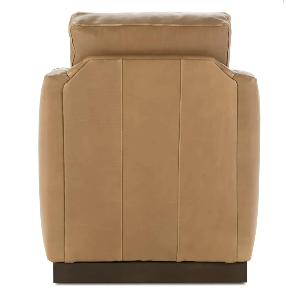Rowe Furniture Alba Leather Swivel Chair ~ Available To Custom Order In All Leathers - Image 4