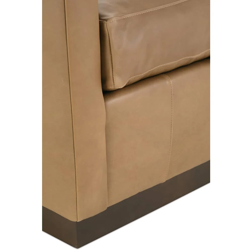Rowe Furniture Alba Leather Swivel Chair ~ Available To Custom Order In All Leathers - Image 6