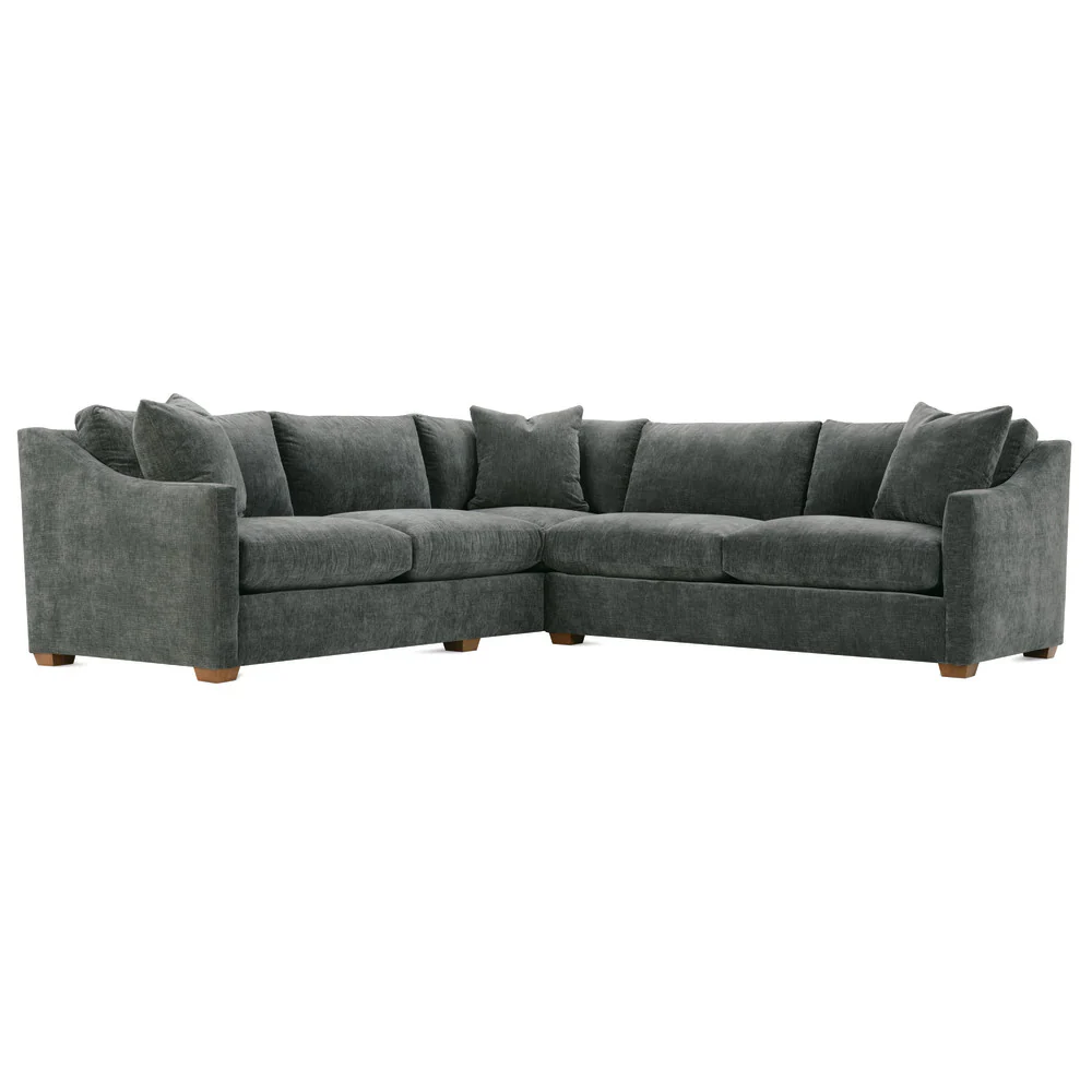 Rowe Furniture Bradford Chenille 111" x 111" 2 Piece Sectional ~ Express Collection - Image 3