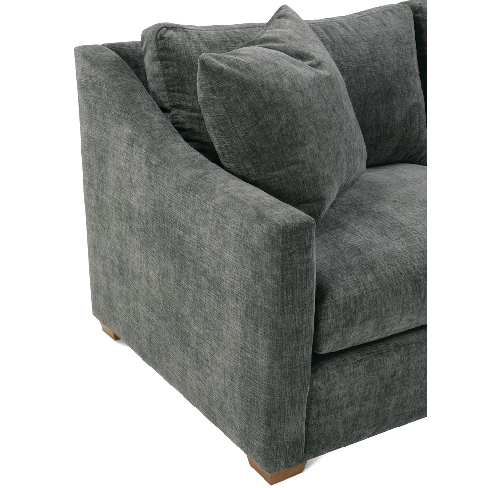 Rowe Furniture Bradford Chenille 111" x 111" 2 Piece Sectional ~ Express Collection - Image 7