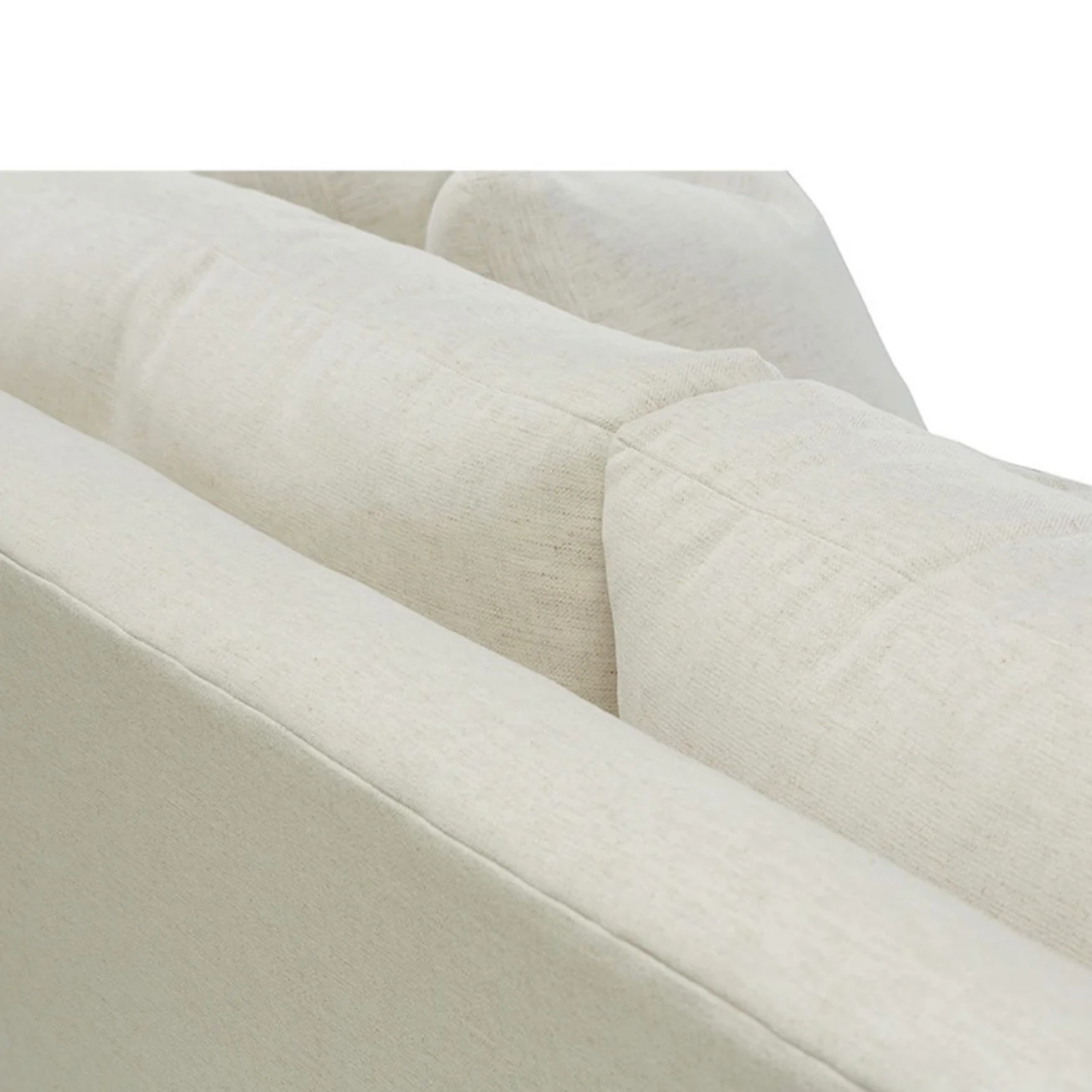 Rowe Furniture Bristol Bench Cushion Sofa in Nomad Snow Fabric ~ Express Collection - Image 5