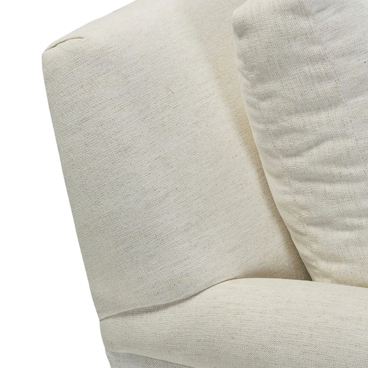 Rowe Furniture Bristol Bench Cushion Sofa in Nomad Snow Fabric ~ Express Collection - Image 6