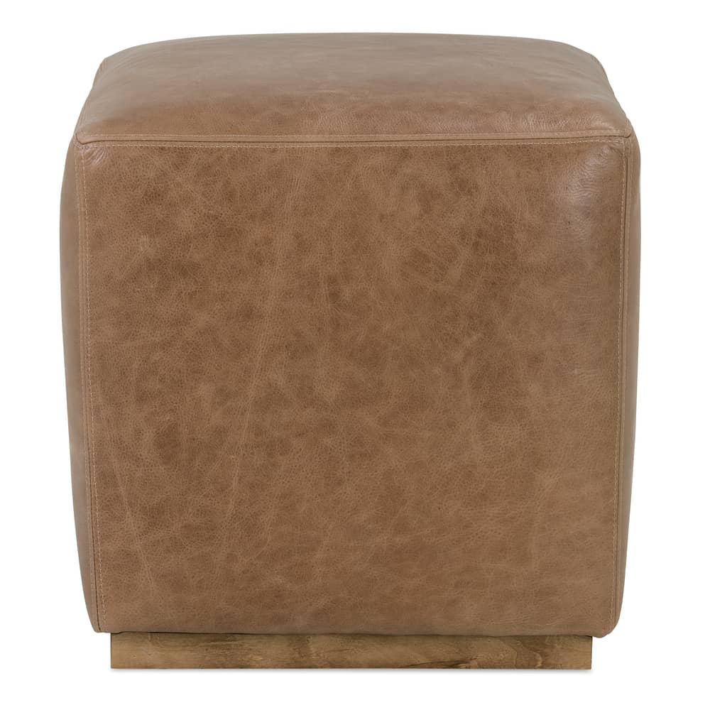 Rowe Furniture Dena Leather Cube Accent Ottoman ~ Available To Custom Order In 13 Different Leathers