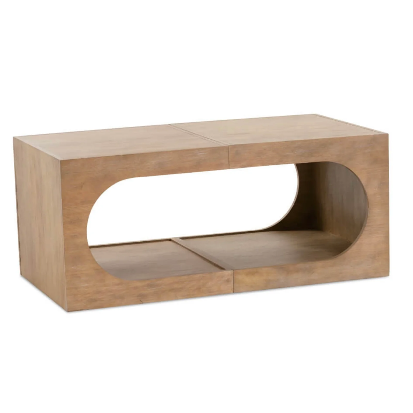 Rowe Furniture Dune Modern Wood Rectangle Coffee Table - Image 4