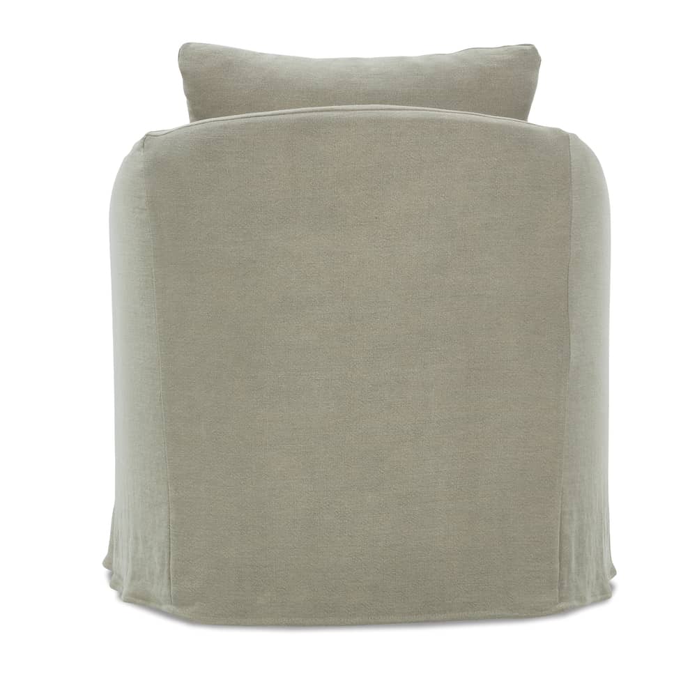 Rowe Furniture Emmerson Slipcovered Swivel Chair ~ Available To Custom Order In All Fabrics - Image 3