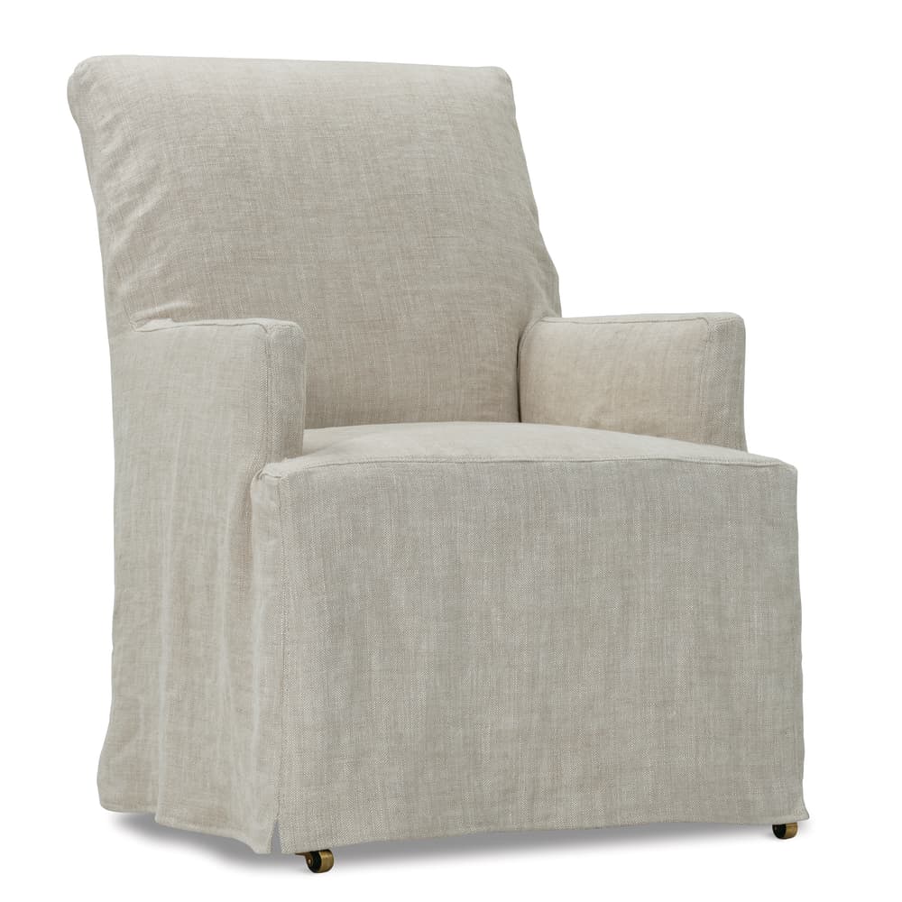 Rowe Furniture Finch Slipcovered Dining Chair ~ Available To Custom Order In All Fabrics - Image 3