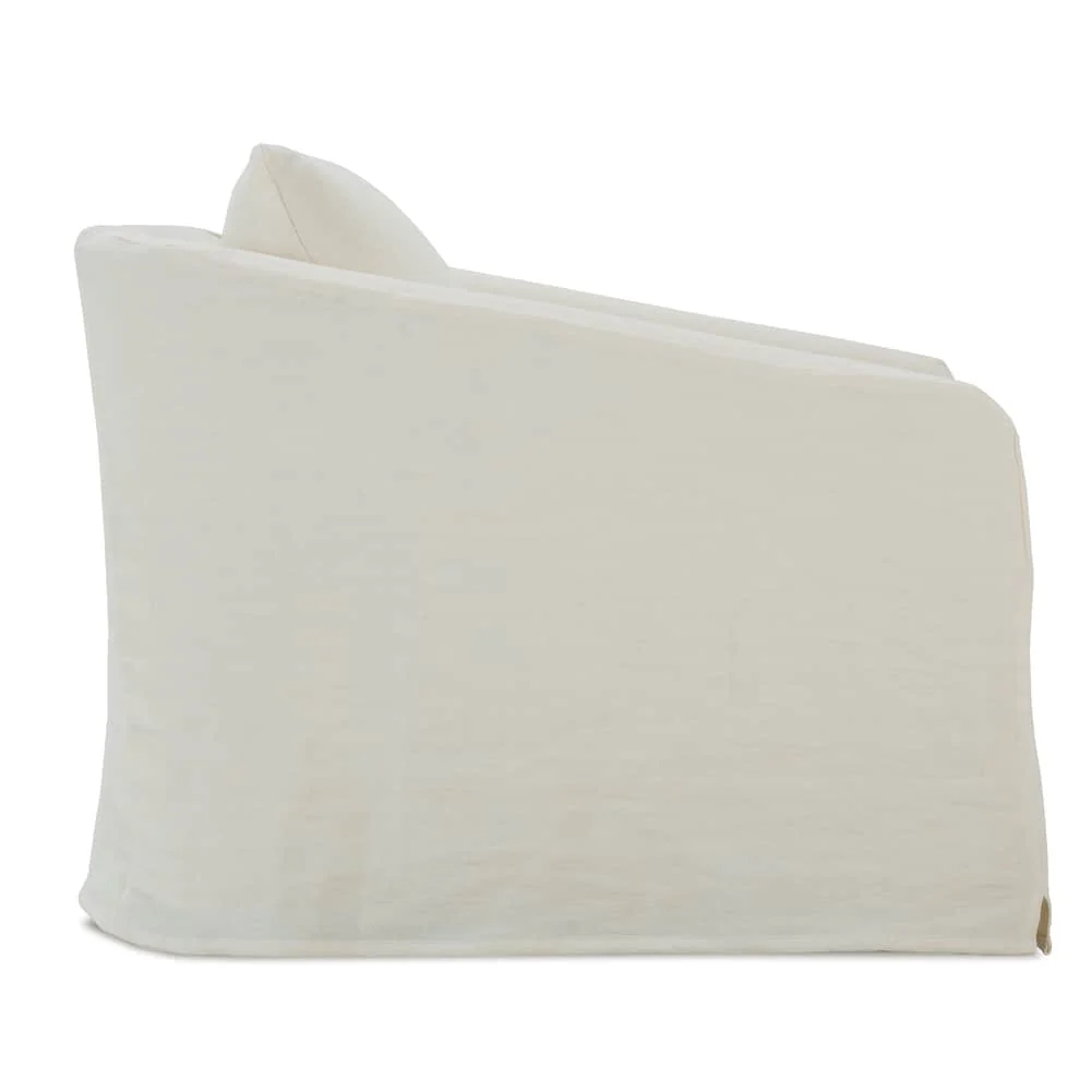 Rowe Furniture Florence Slipcovered Swivel Chair ~ Available To Custom Order In All Fabrics - Image 5